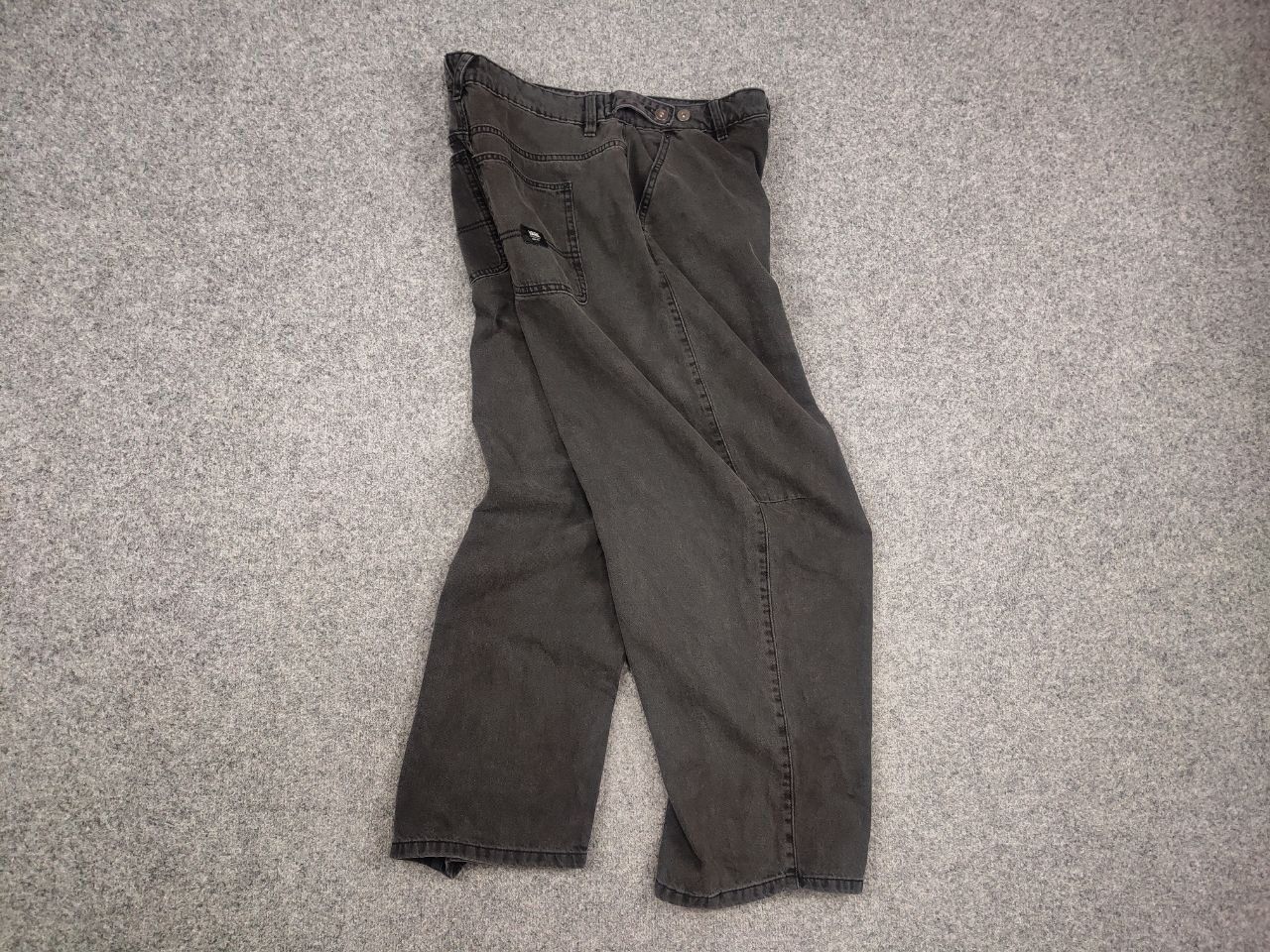 Vans Vans Skate Baggy Dark Grey Denim Jeans Vintage Style Size US 32 / EU 48 - 11 Thumbnail