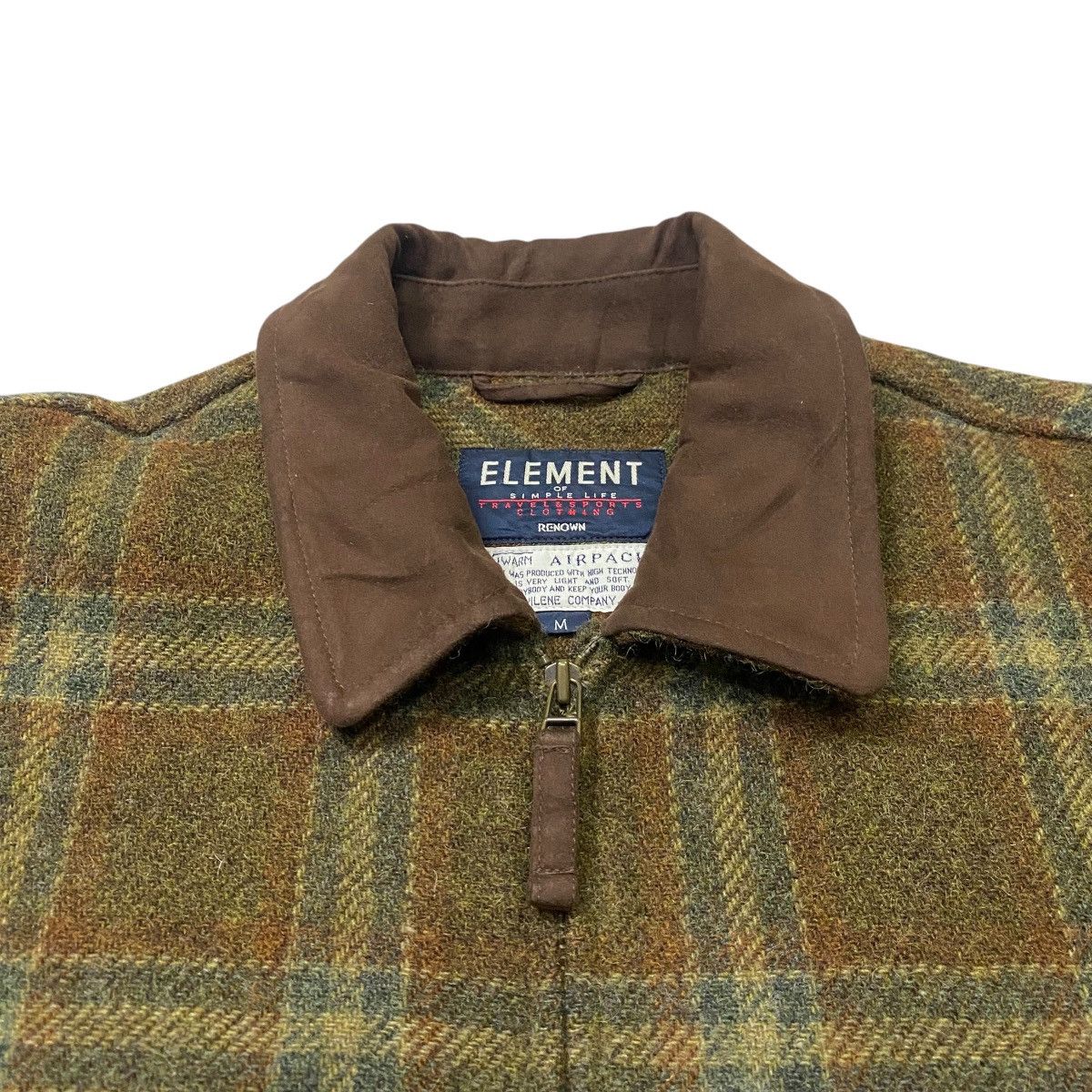 Flannel × Japanese Brand Element Of simple life flannel zipper jacket Size US M / EU 48-50 / 2 - 9 Thumbnail