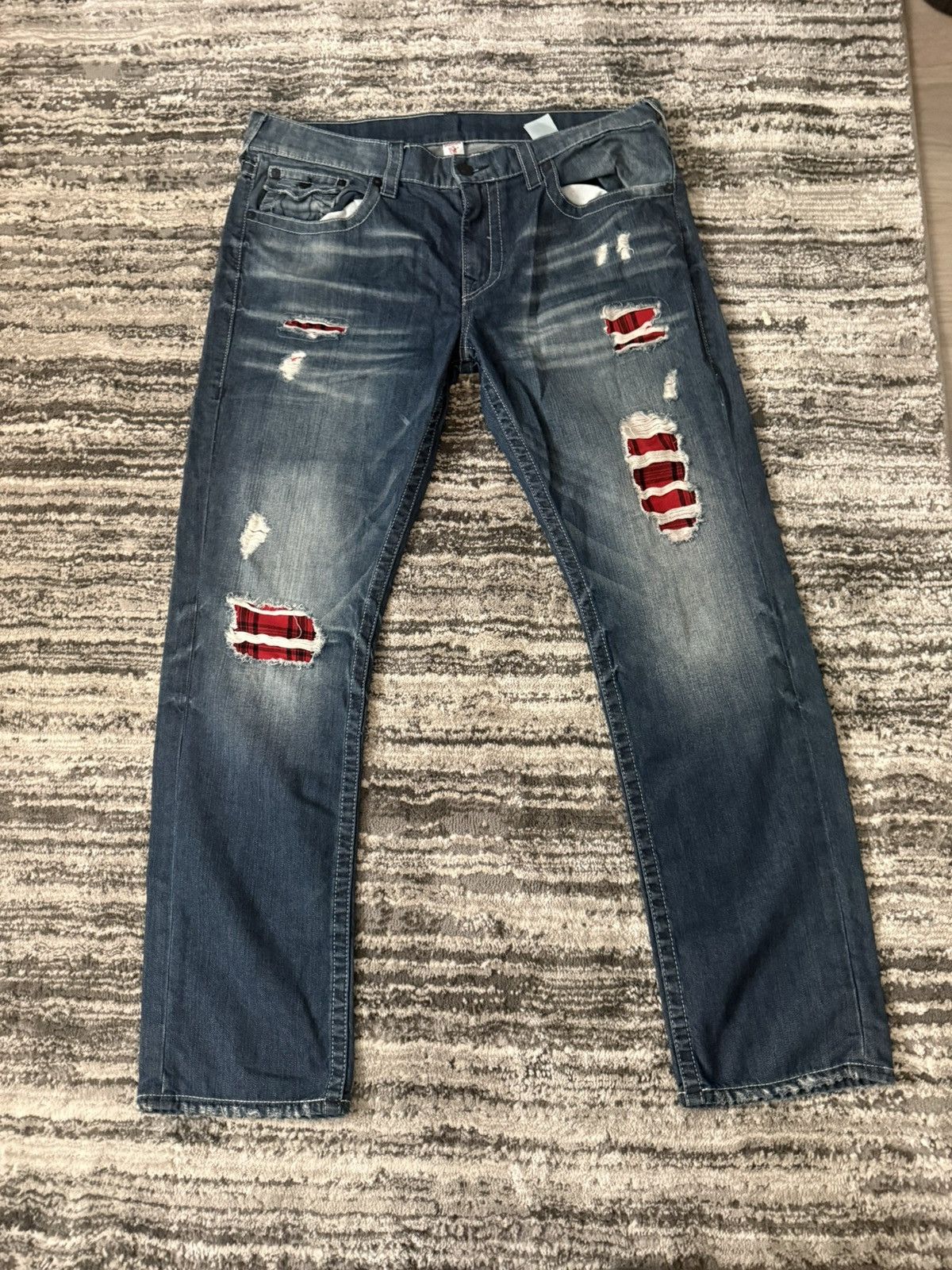 True Religion True Religion Red Stitch Jeans Size US 38 / EU 54 - 1 Thumbnail