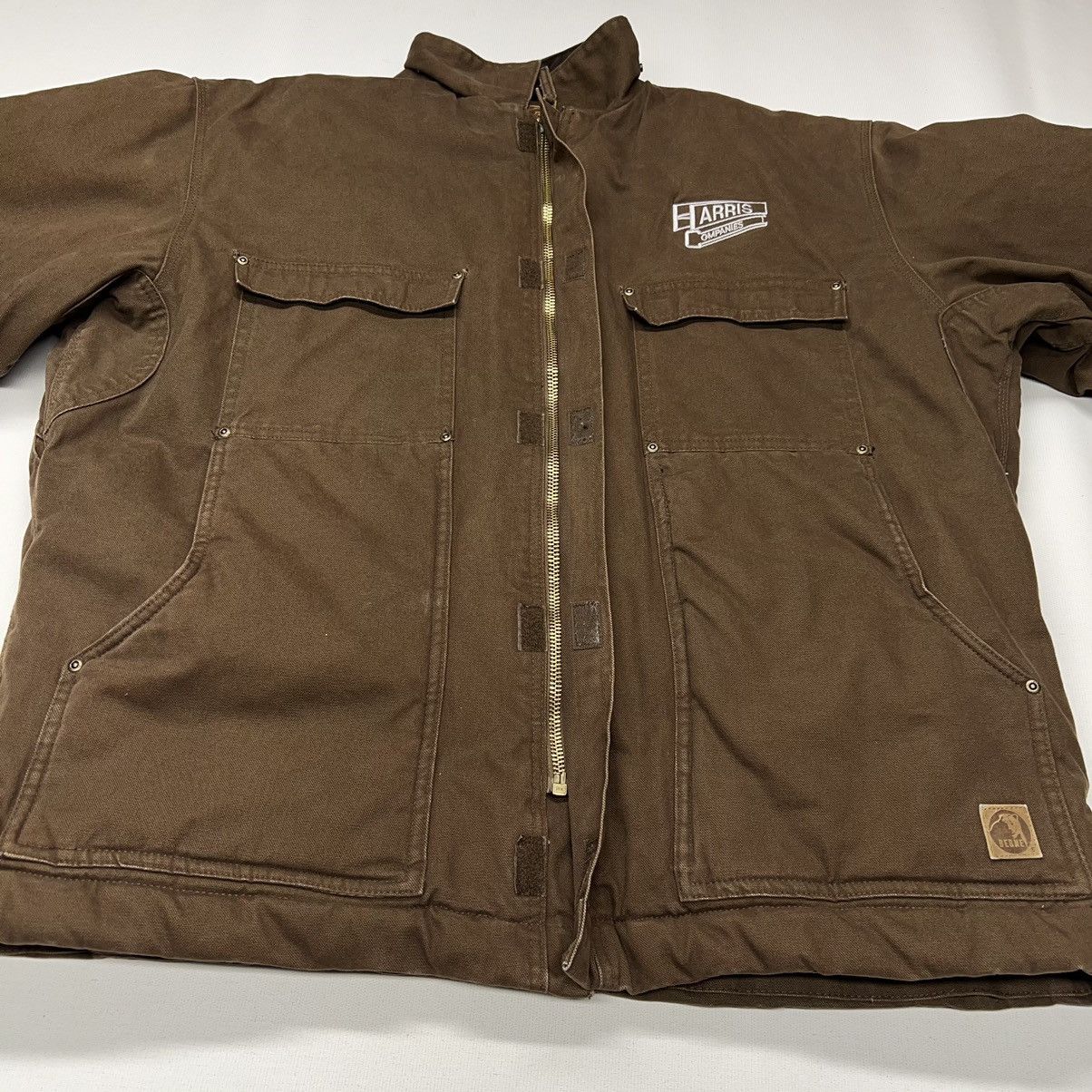 Other Berne Jacket Brown Heartland Washed Chore Coat Lined Canvas Size US XXL / EU 58 / 5 - 12 Thumbnail