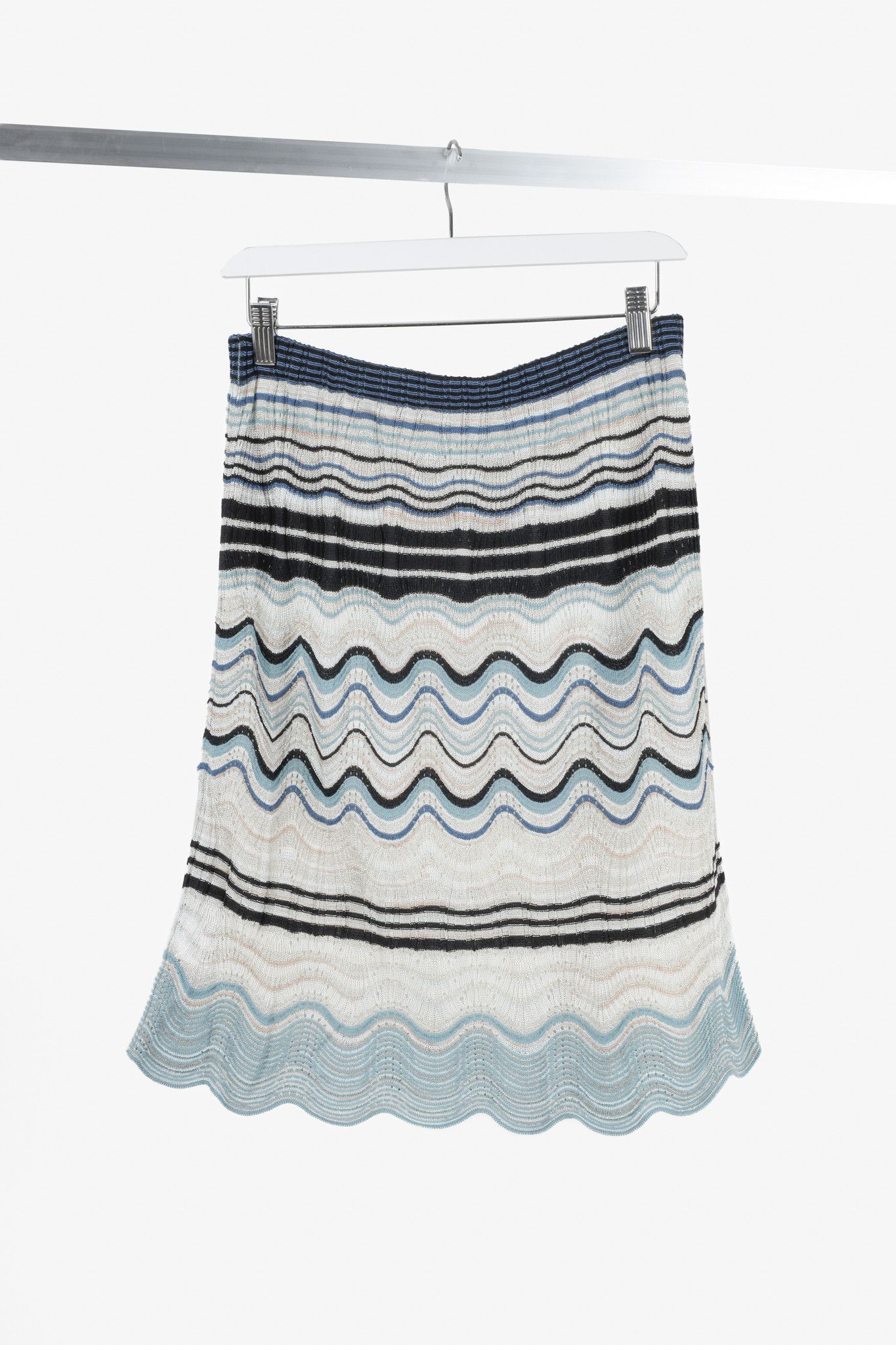 Missoni Missoni Multi Colour Knit Mini Skirt Size 26" / US 2 / IT 38 - 2 Thumbnail