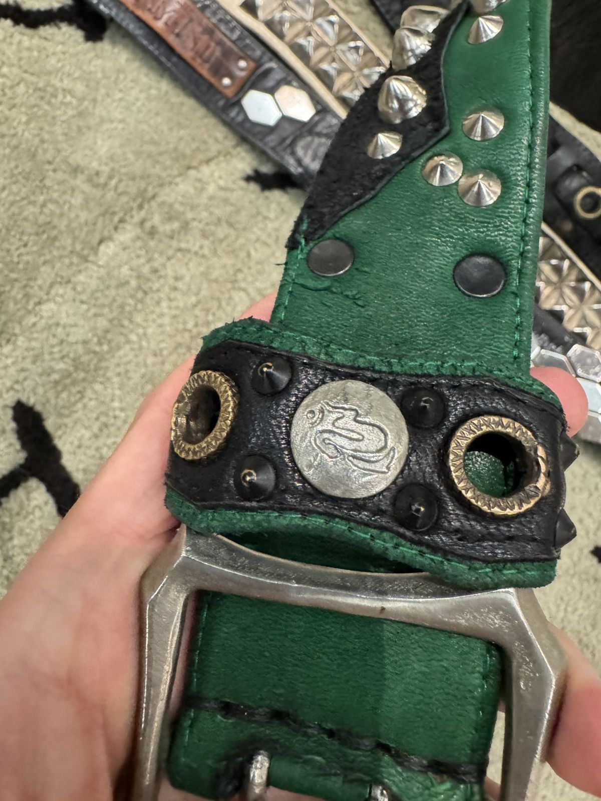 KMRii Kmrii belt cowhide / collaboration rare piece Size ONE SIZE - 4 Thumbnail