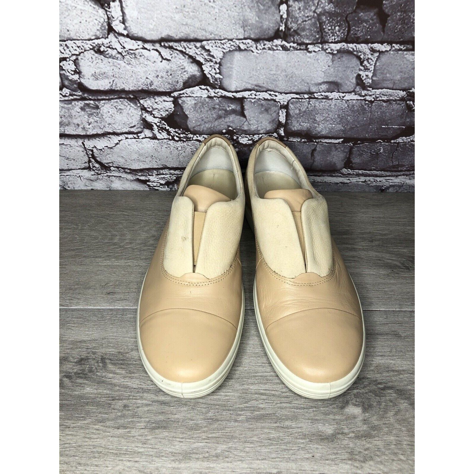 Ecco ECCO Soft 7 2.0 Pink Leather Casual Slip On Comfort Sneakers Size US 11 / IT 41 - 10 Thumbnail