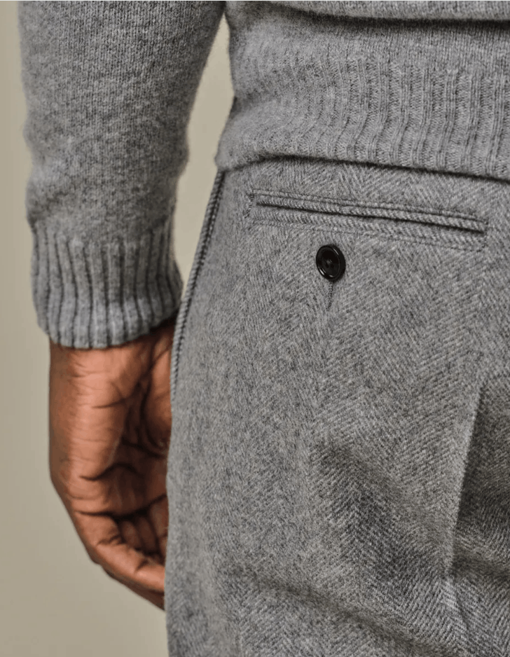Other BNWT AW25 PROFUOMO WOOL HERRINGBONE PANTS 50 Size US 34 / EU 50 - 13 Thumbnail