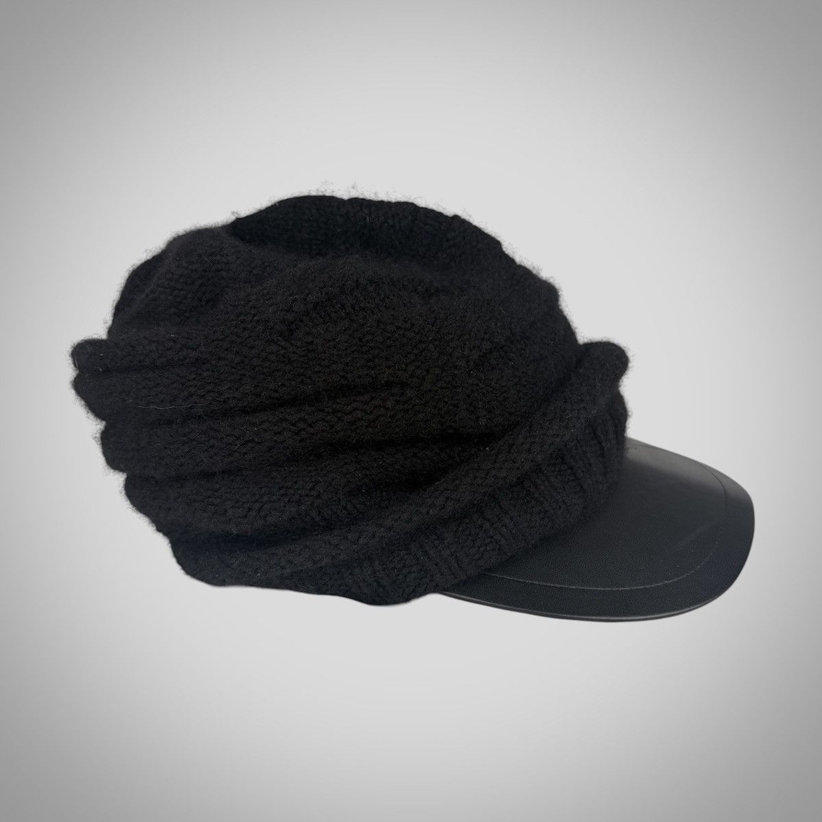 Isamu Katayama Backlash Isamu Katayama Backlash leather brim knit cap Size ONE SIZE - 2 Thumbnail