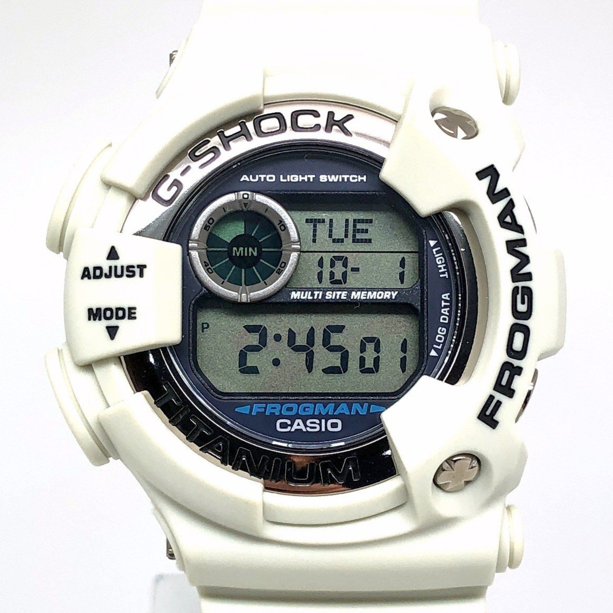 G-SHOCK CASIO Watch DW-9900LG-8 FROGMAN MEN IN WHITE GRAY Frogman 