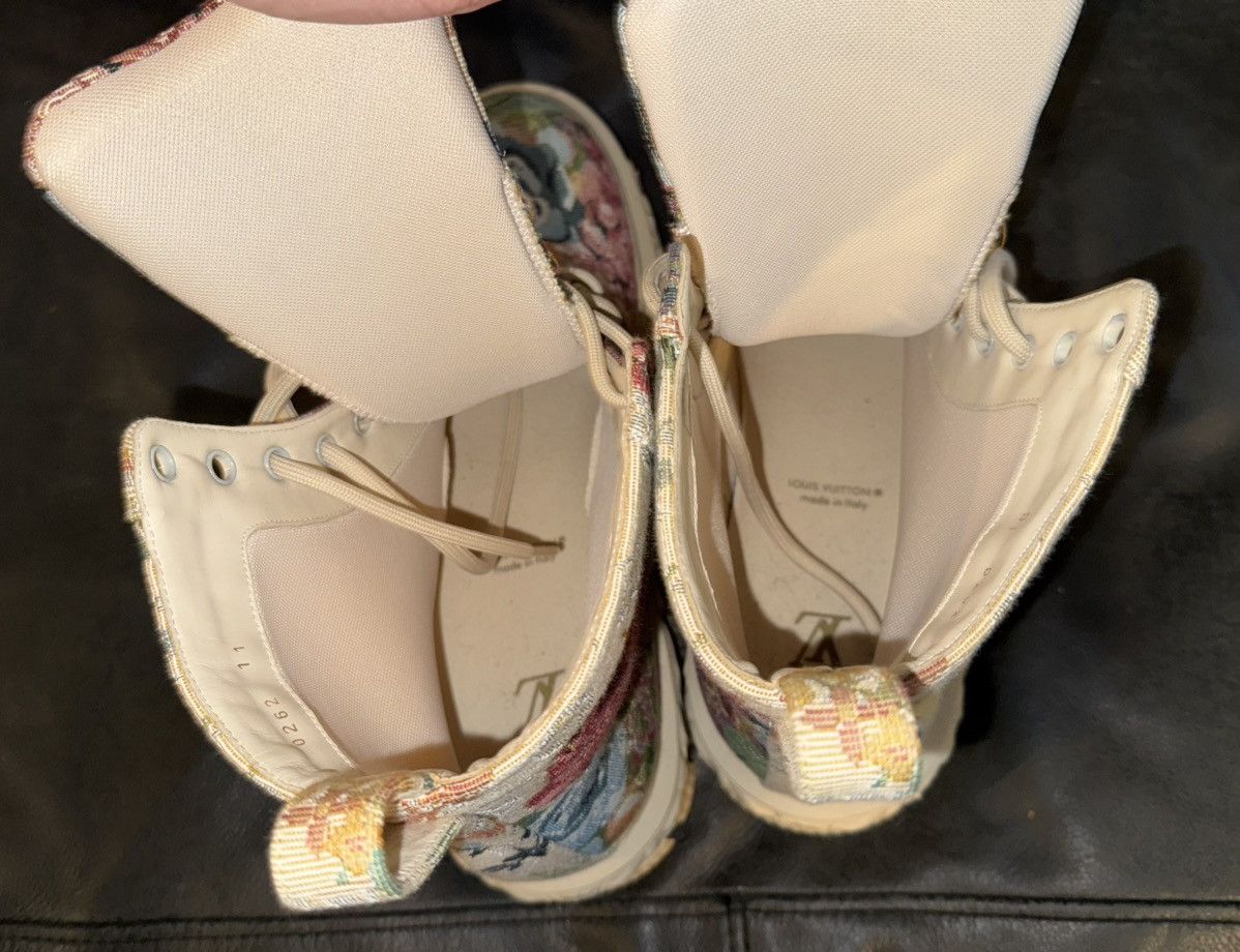 Louis Vuitton *NO BOX* Louis Vuitton Baroque Floral Ranger Boots Size US 11 / EU 44 - 7 Thumbnail