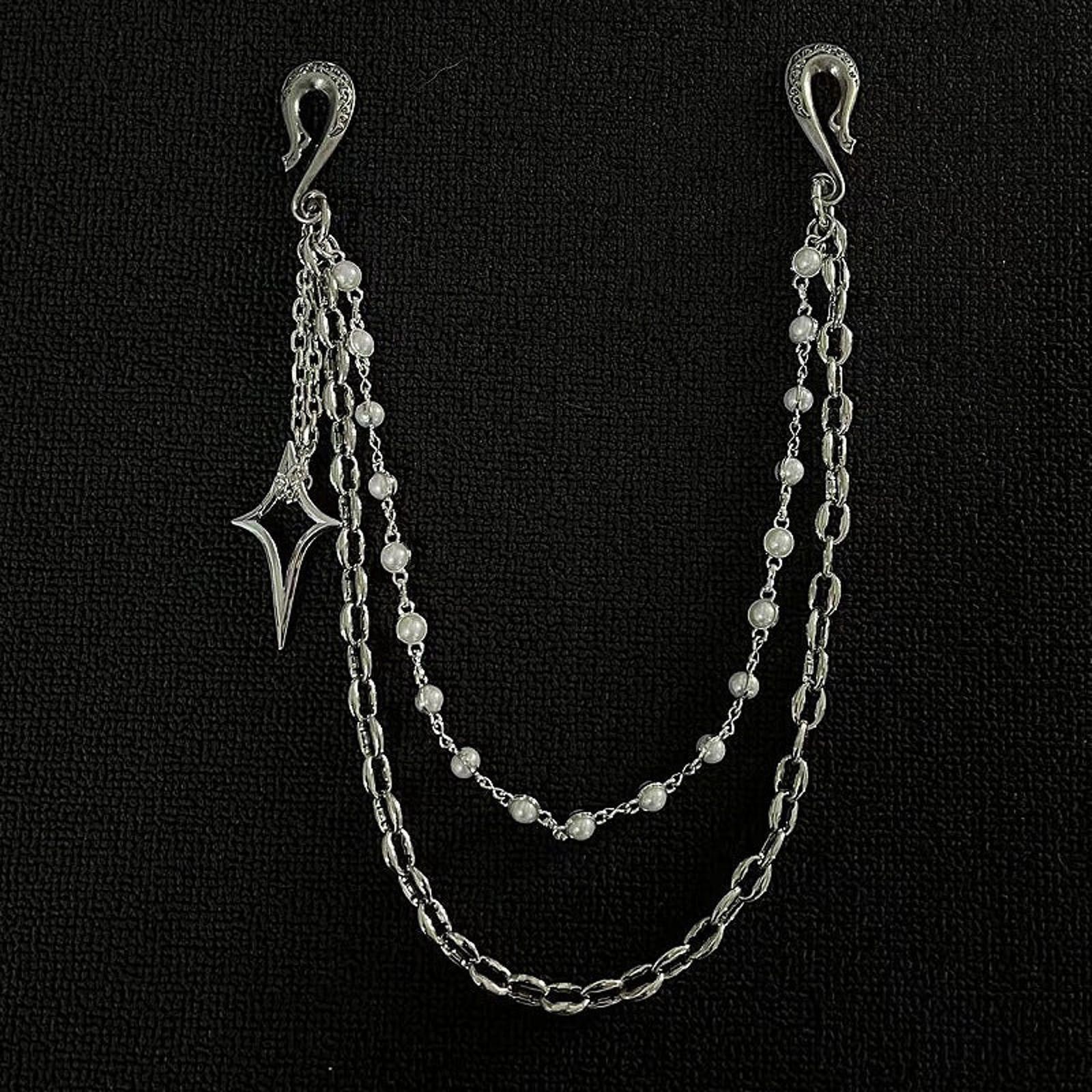 Jewelry Silver Chain Double Wallet Chain Size ONE SIZE - 4 Thumbnail