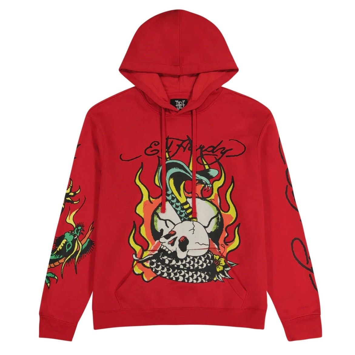 Ed Hardy Ed Hardy Flame Cobra Skull Hoodie Size US L / EU 52-54 / 3 - 1 Thumbnail