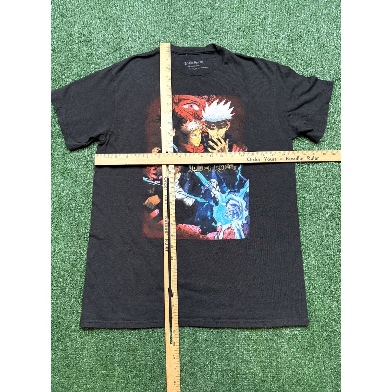 Vintage Jujutsu Kaisen Shirt Womens Size L Black Short Sleeve Anime Graphic Tee Slim Size L / US 10 / IT 46 - 4 Thumbnail