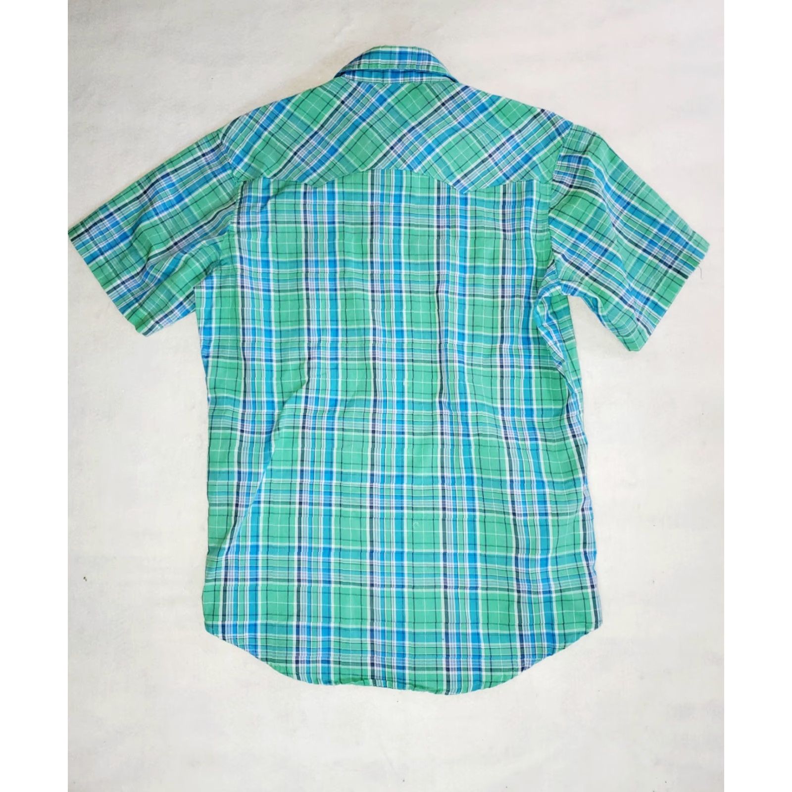 Wrangler VINTAGE Wrangler Wrancher Western Plaid Twill Pearl Snap Mens SZ M Size US M / EU 48-50 / 2 - 5 Thumbnail