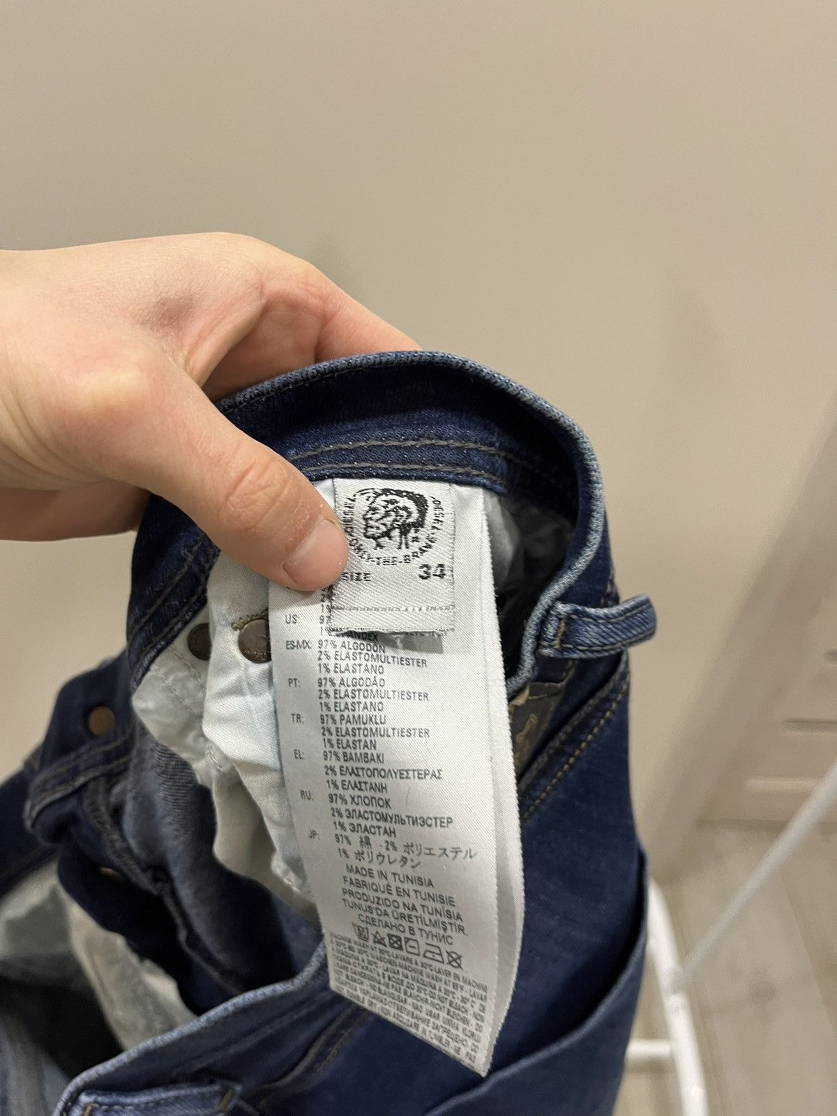 Diesel Vintage Denim Jeans Diesel Tepphar Y2K Size US 34 / EU 50 - 7 Thumbnail