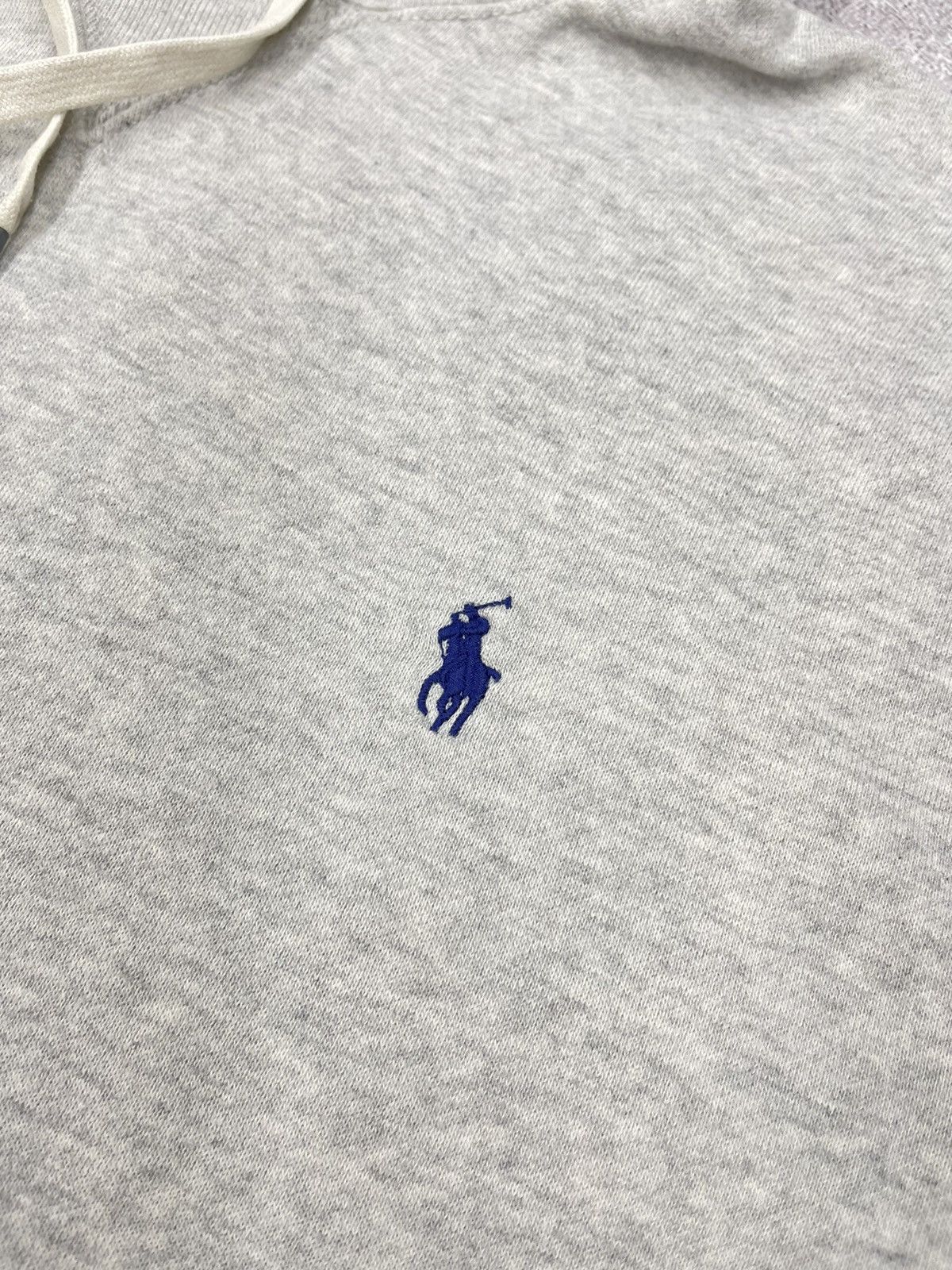 Polo Ralph Lauren Vintage Polo Ralph Lauren Grey Hoodie Y2K Rugby Size US XL / EU 56 / 4 - 5 Thumbnail