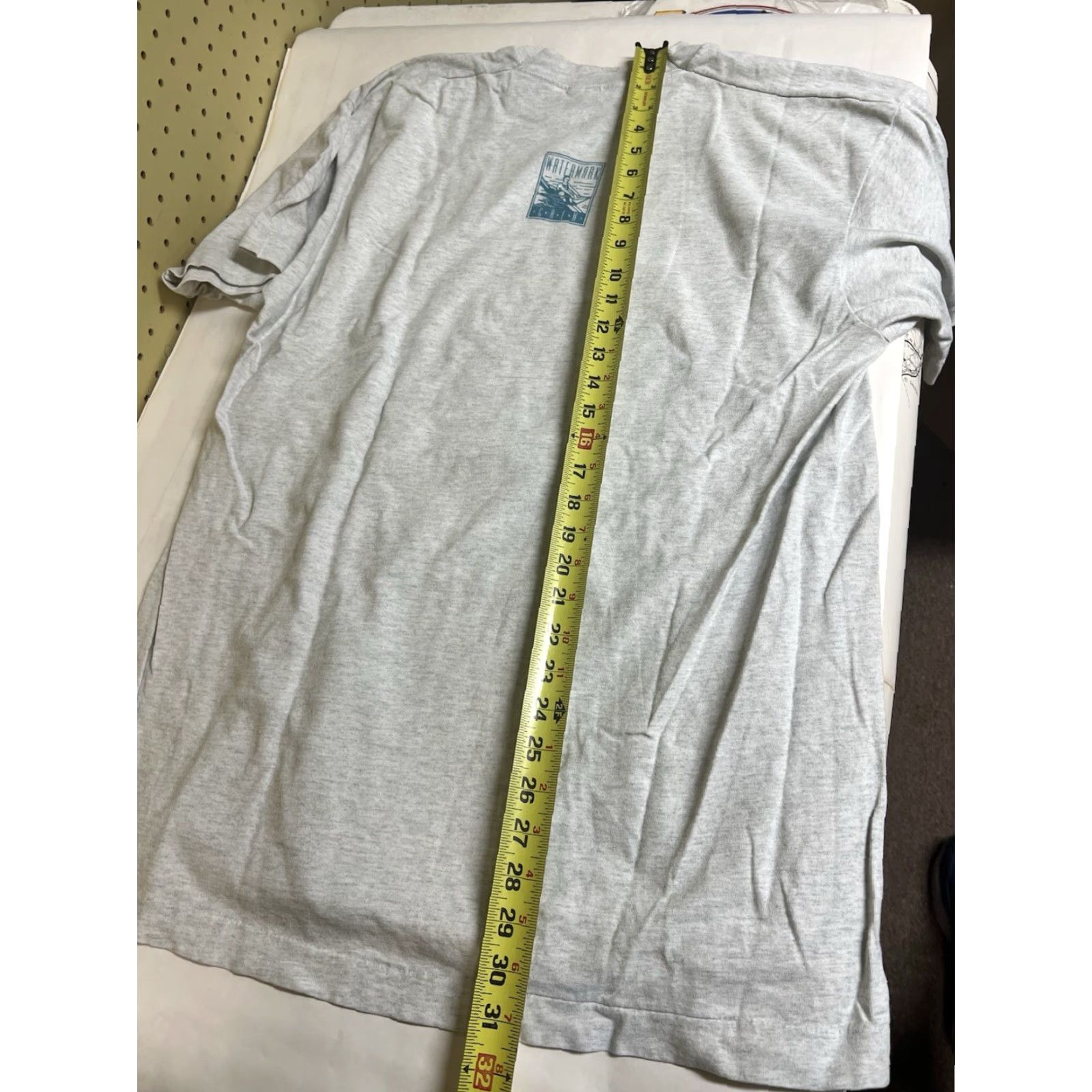 Fruit Of The Loom VINTAGE Fruit of the Loom Crew Short Sleeve T-Shirt Mens XL Gray USA Oars Watermark Imprimis Tee Size US XL / EU 56 / 4 - 8 Thumbnail