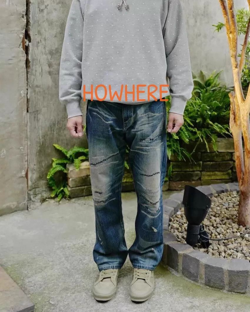 Neighborhood NEIGHBORHOOD SAVAGE DENIM 23SS Wolv Cut Wash Jeans M Size US 32 / EU 48 - 8 Thumbnail