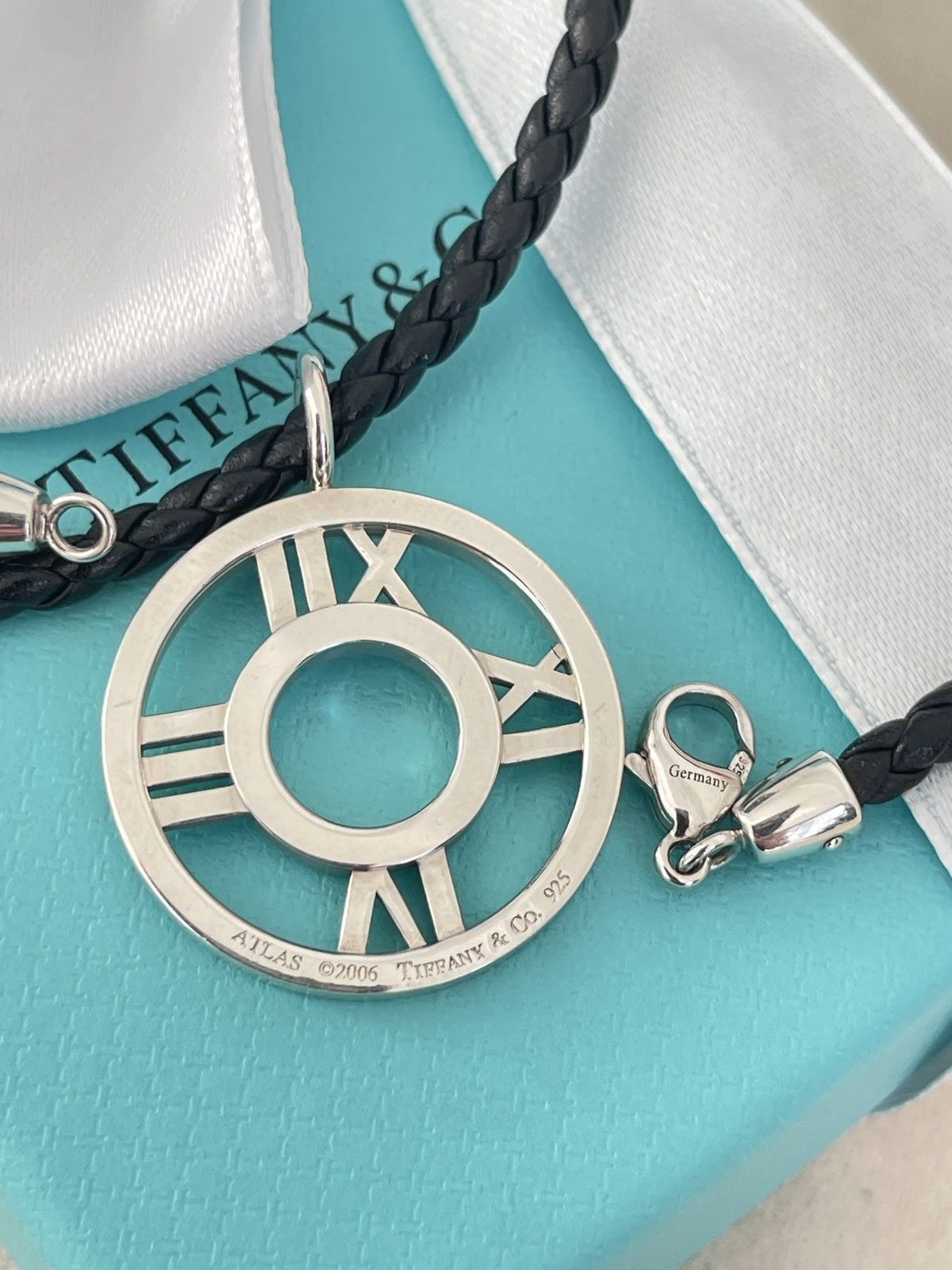 Tiffany & Co. Tiffany & Co. Atlas Charm on Leather Cord sz. 19.5 NEW Size ONE SIZE - 3 Thumbnail