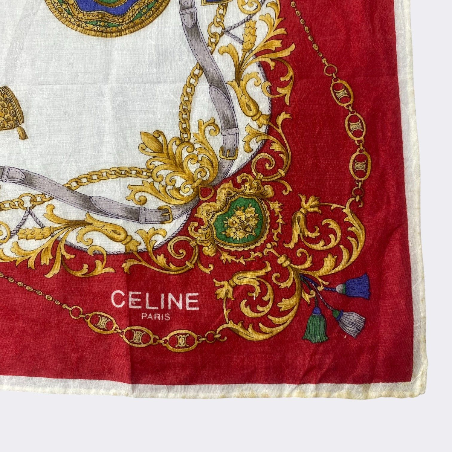 Celine Vintage Celine Handkerchief Neckerchief Bandana H154R Size ONE SIZE - 3 Thumbnail