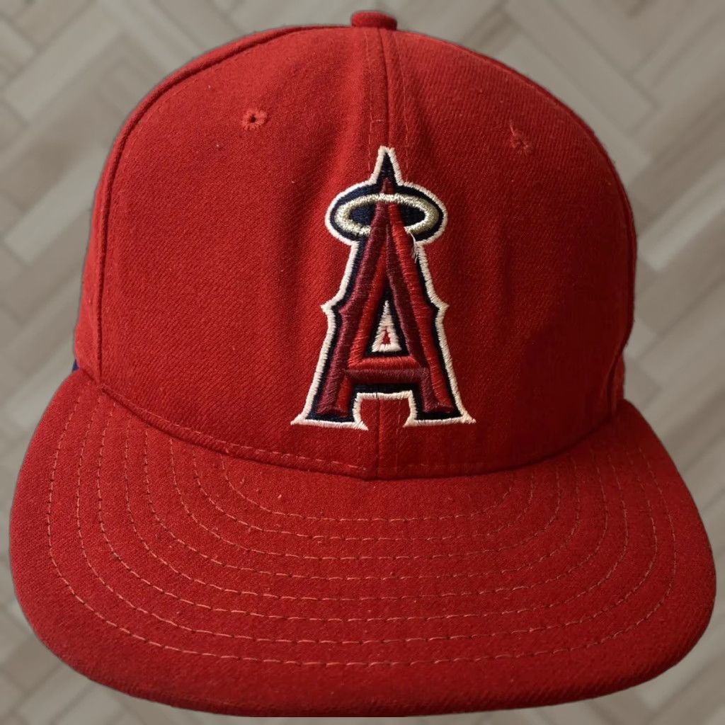 New Era New Era Los Angeles Angels 59 Fifty 5950 MLB Red Heated Fit Hat Cap /H-66 Size ONE SIZE - 1 Thumbnail