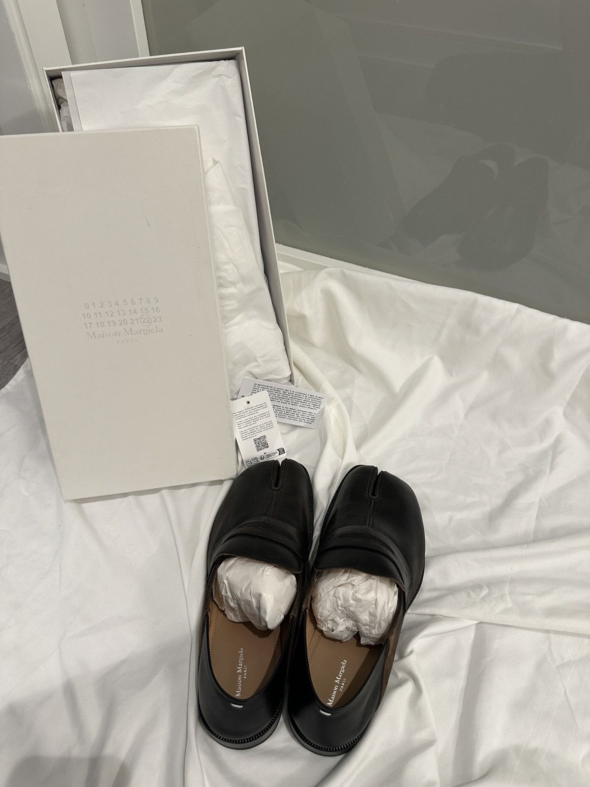 Maison Margiela MM Black & Brown Tabi City Loafers Size US 10 / EU 43 - 5 Thumbnail