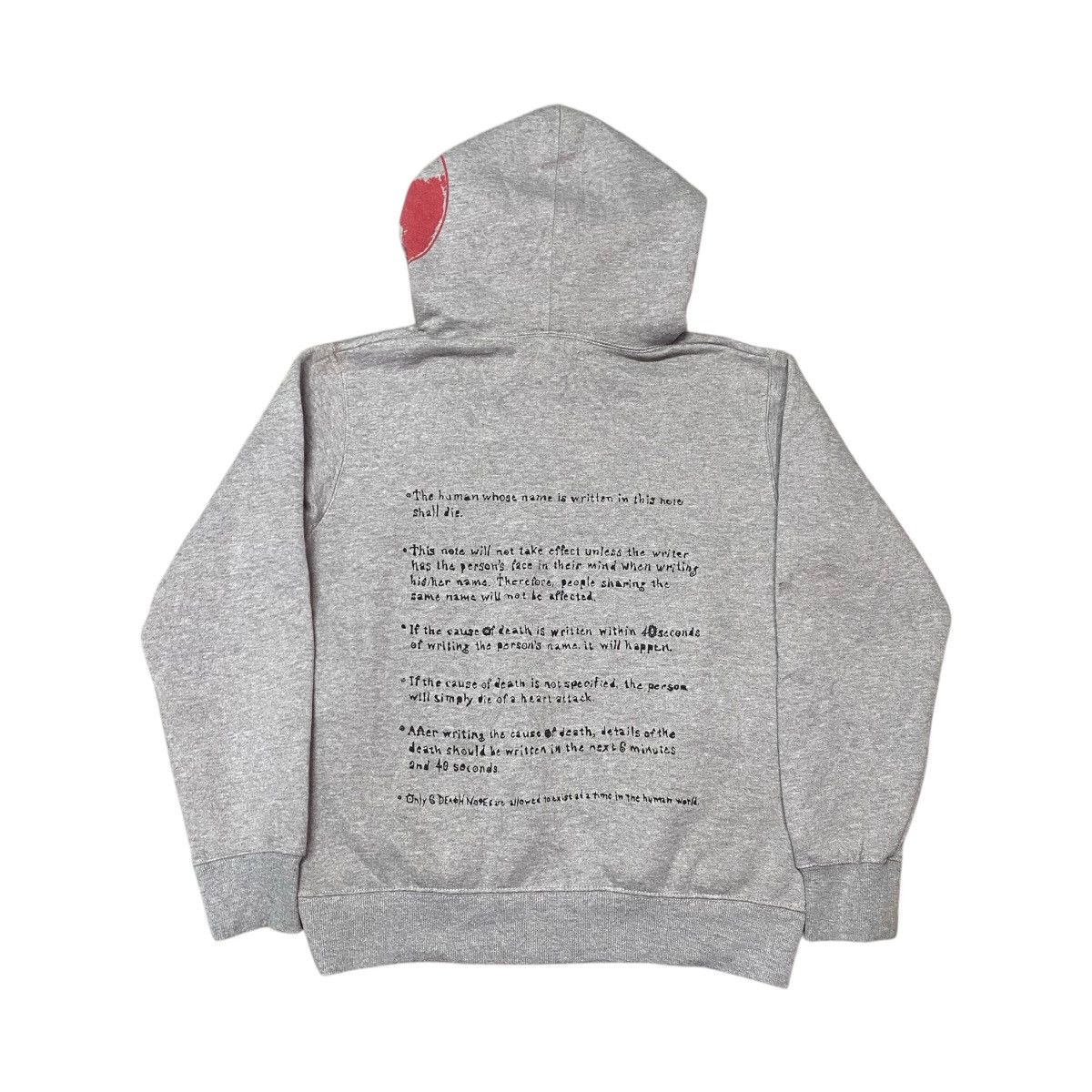 Anime VINTAGE DEATH NOTE RYUK SHINIGAMI ANIME HOODIE Size US M / EU 48-50 / 2 - 2 Thumbnail
