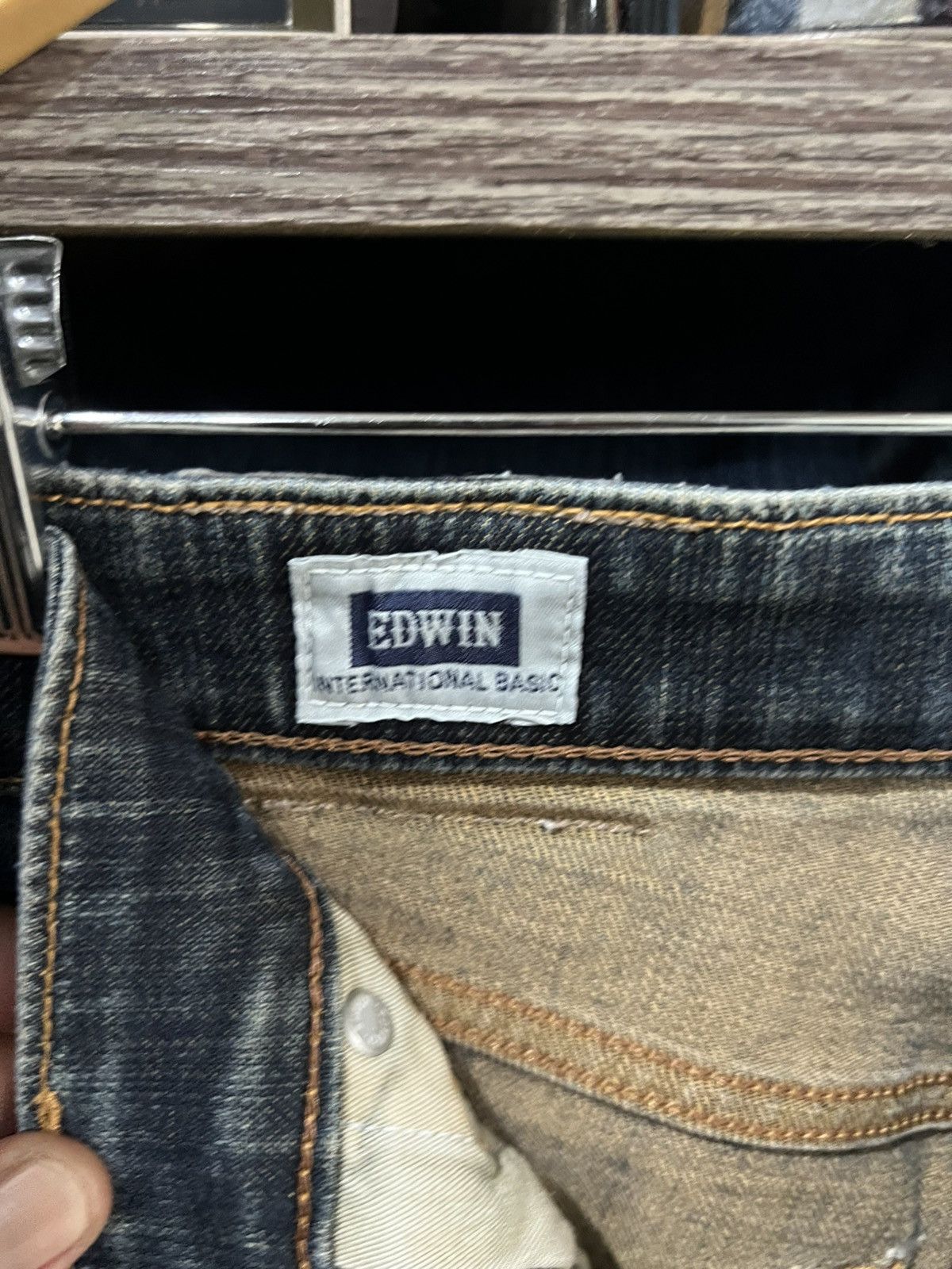 Edwin 🔥Vintage Edwin S403 Distressed Denim Size US 32 / EU 48 - 16 Thumbnail