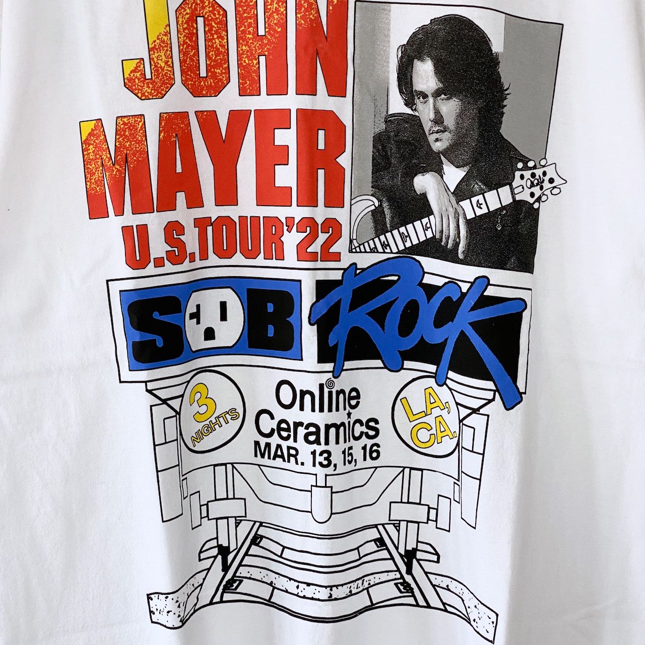 Online Ceramics ONLINE CERAMICS X JOHN MAYER L.A. TRAIN TEE Size US L / EU 52-54 / 3 - 2 Thumbnail