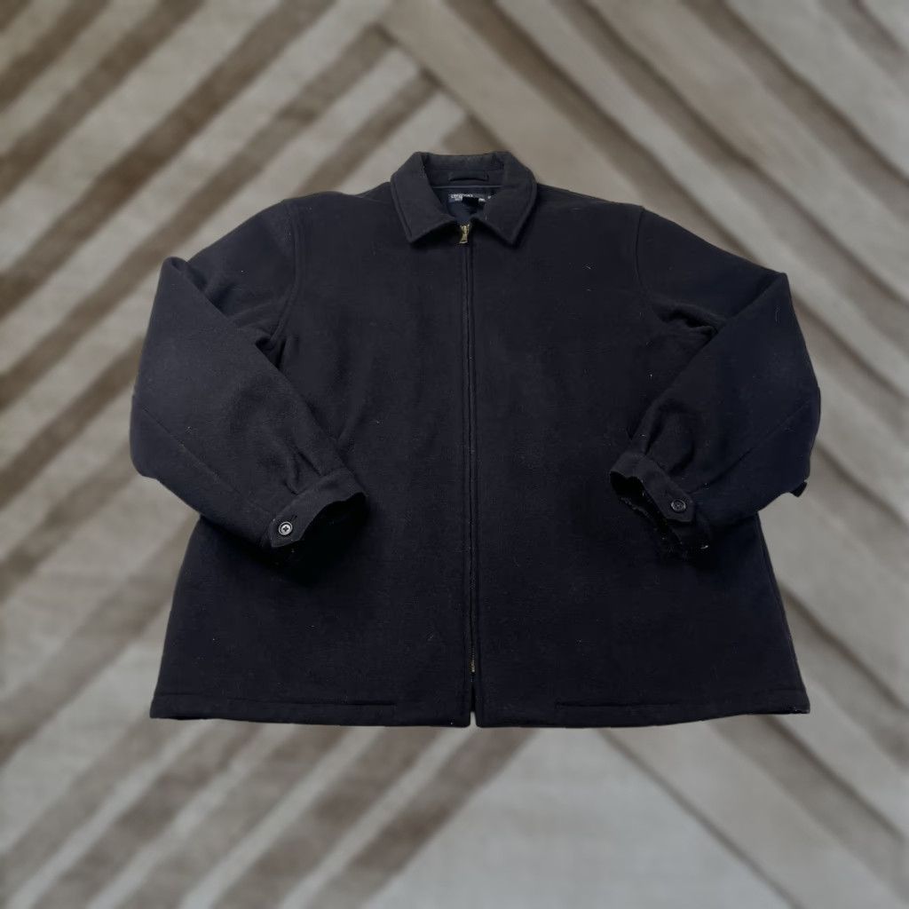 Polo Ralph Lauren Vintage Polo Ralph Lauren Jacket Mens XL Navy Wool Heavyweight Full Zip Lined Bespoke Bomber Coat Size US XL / EU 56 / 4 - 1 Thumbnail