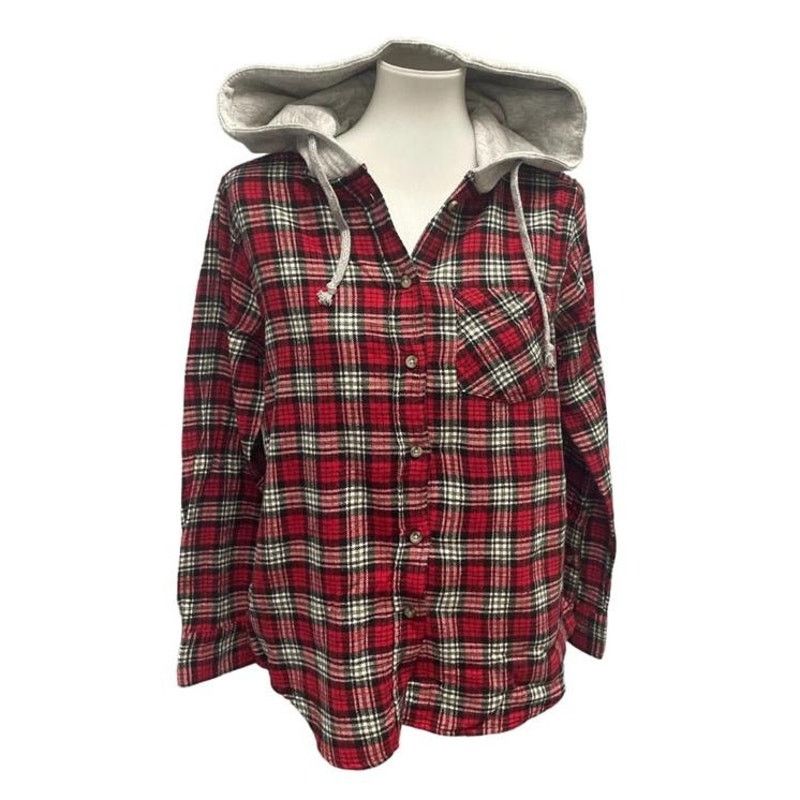 Champion Champion Unisex Small Pullover Sweatshirt w Flannel Hoodie Size S / US 4 / IT 40 - 2 Thumbnail