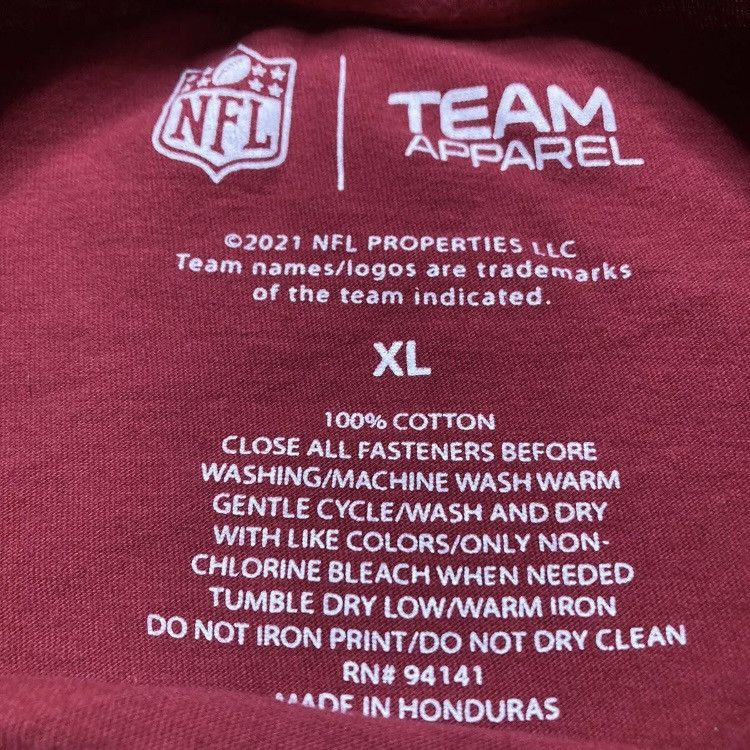 NFL Arizona Cardinals Rise Up Red Sea NFL Football T Shirt Size US XL / EU 56 / 4 - 3 Thumbnail