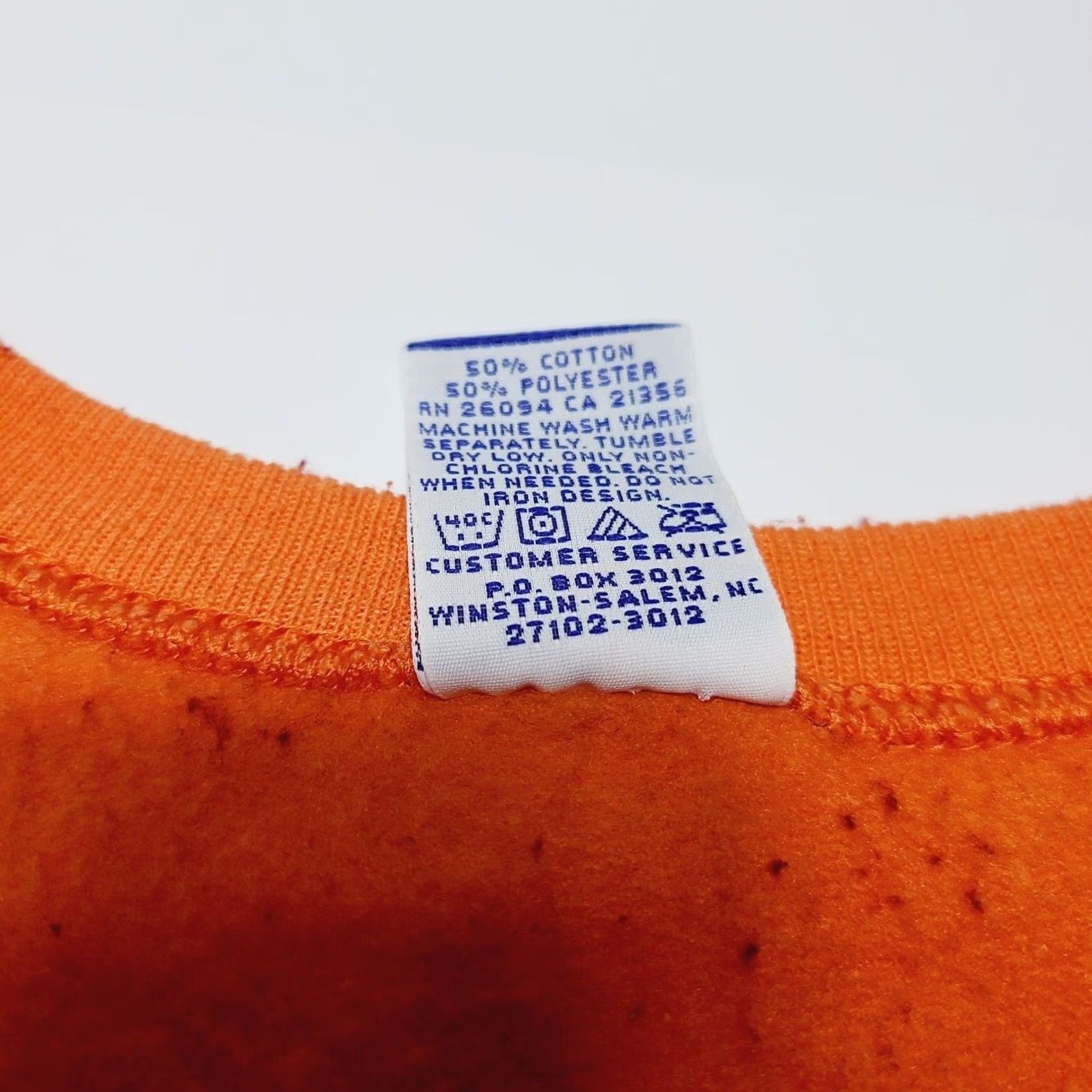 Champion VINTAGE Champion Clemson Tigers Sweatshirt Mens XL Orange Crew Neck Jersey Logo 90s Y2K NCAA Size US XL / EU 56 / 4 - 5 Thumbnail