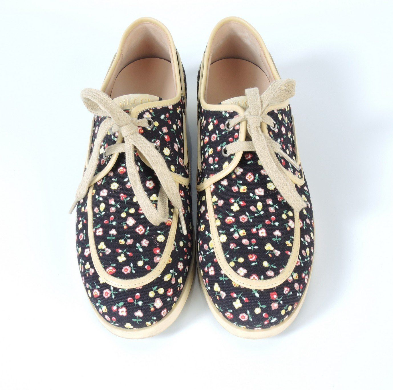 o1smst1ft0424 Floral Boat Sneaker in Multicolor