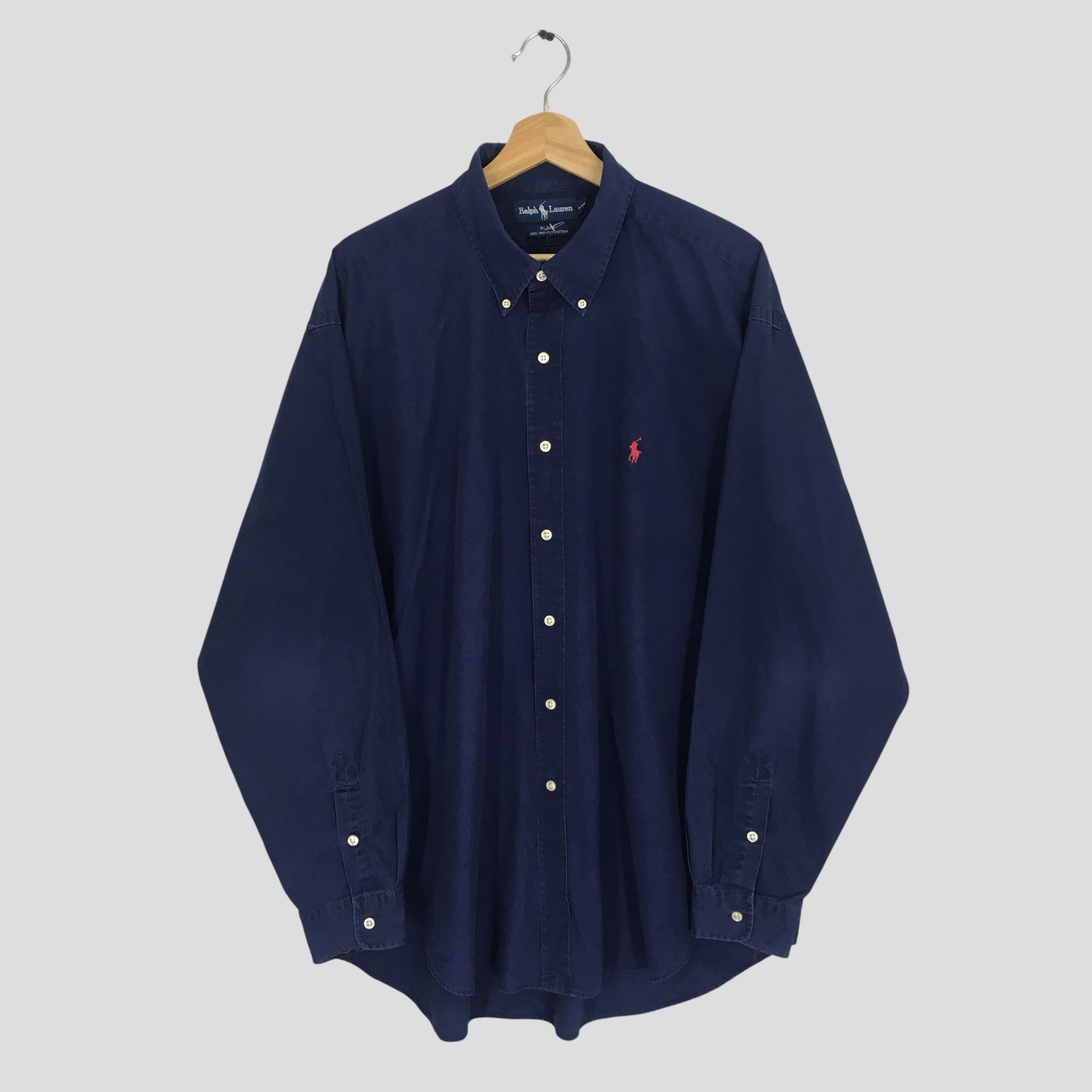 Vintage Polo Ralph Lauren Small Pony Indigo Blue Casual