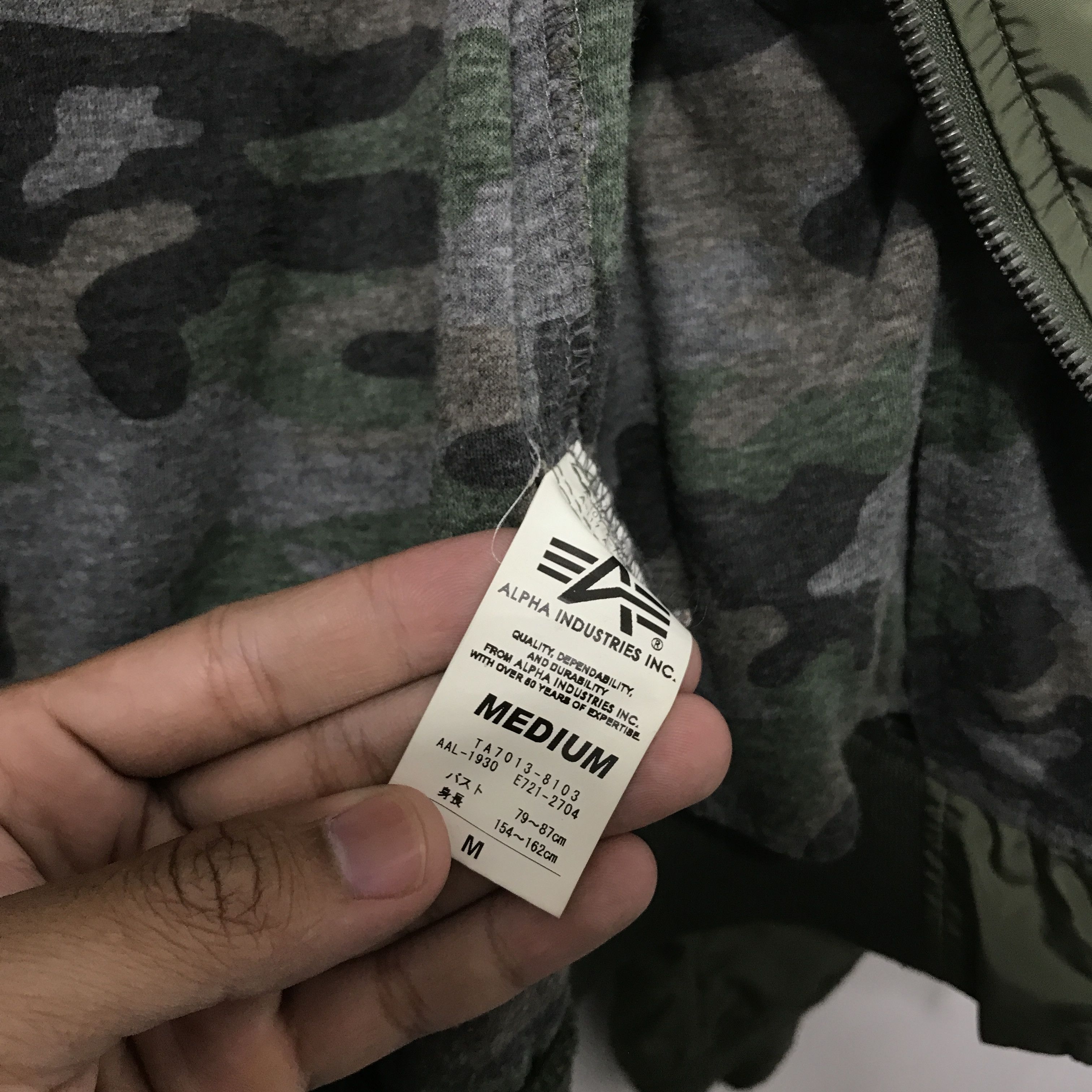 Alpha Industries VTG Alpha Industries MA-1 Bomber Size M / US 6-8 / IT 42-44 - 7 Thumbnail