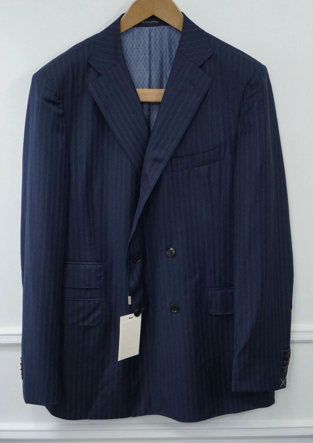 Suitsupply Men Suitsupply Blazer La Spalla Double Breasted Wool UK/US48 Size 48R - 1 Thumbnail