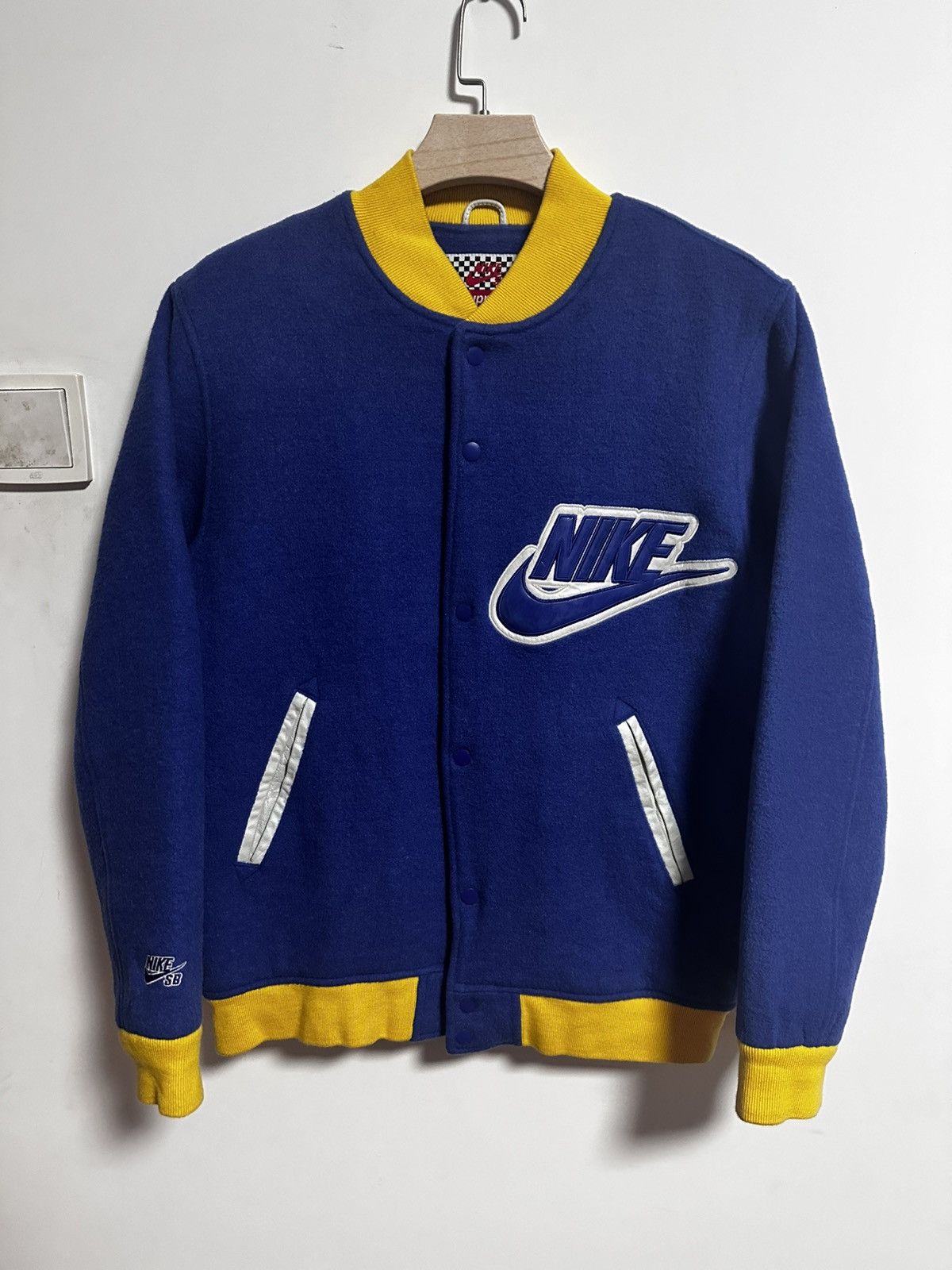 Nike × Supreme Supreme Nike SB varsity jacket Size US L / EU 52-54 / 3 - 3 Thumbnail