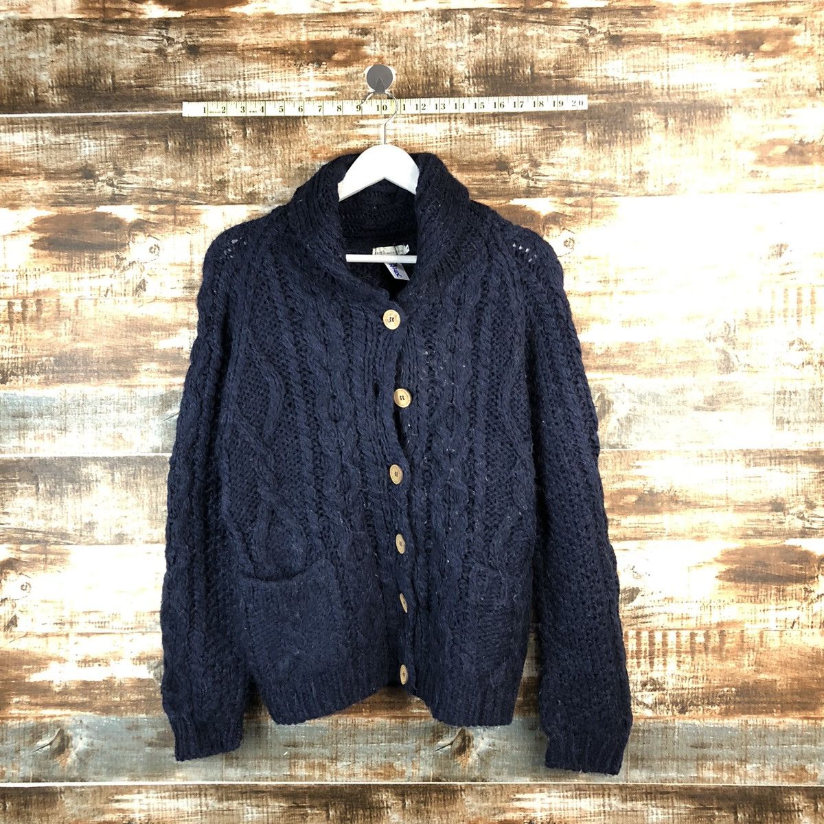 Homespun Knitwear Earth Music & Econolgy mohair Dark Blue Knitwear #A2406 Size M / US 6-8 / IT 42-44 - 1 Thumbnail