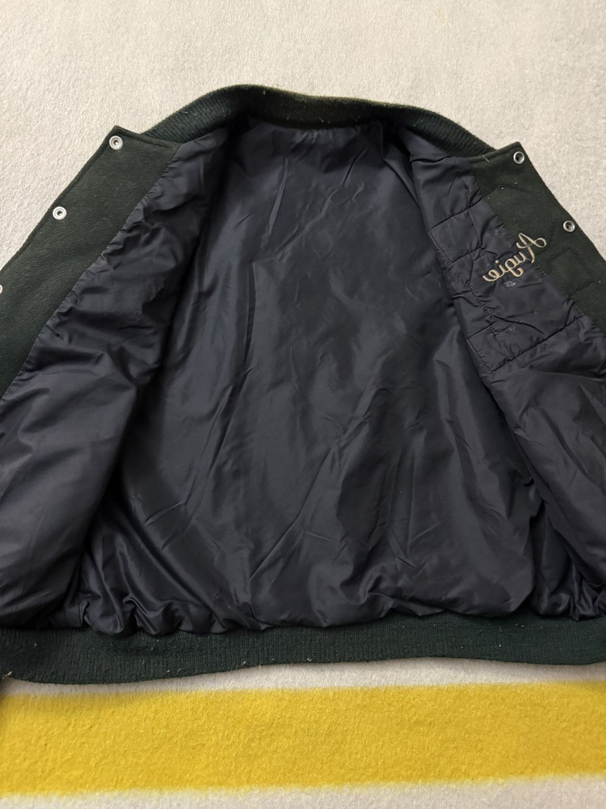 Vintage Vintage 60s 70s SL Teddy Varsity Jacket Small Saint Laurent Size US S / EU 44-46 / 1 - 16 Thumbnail