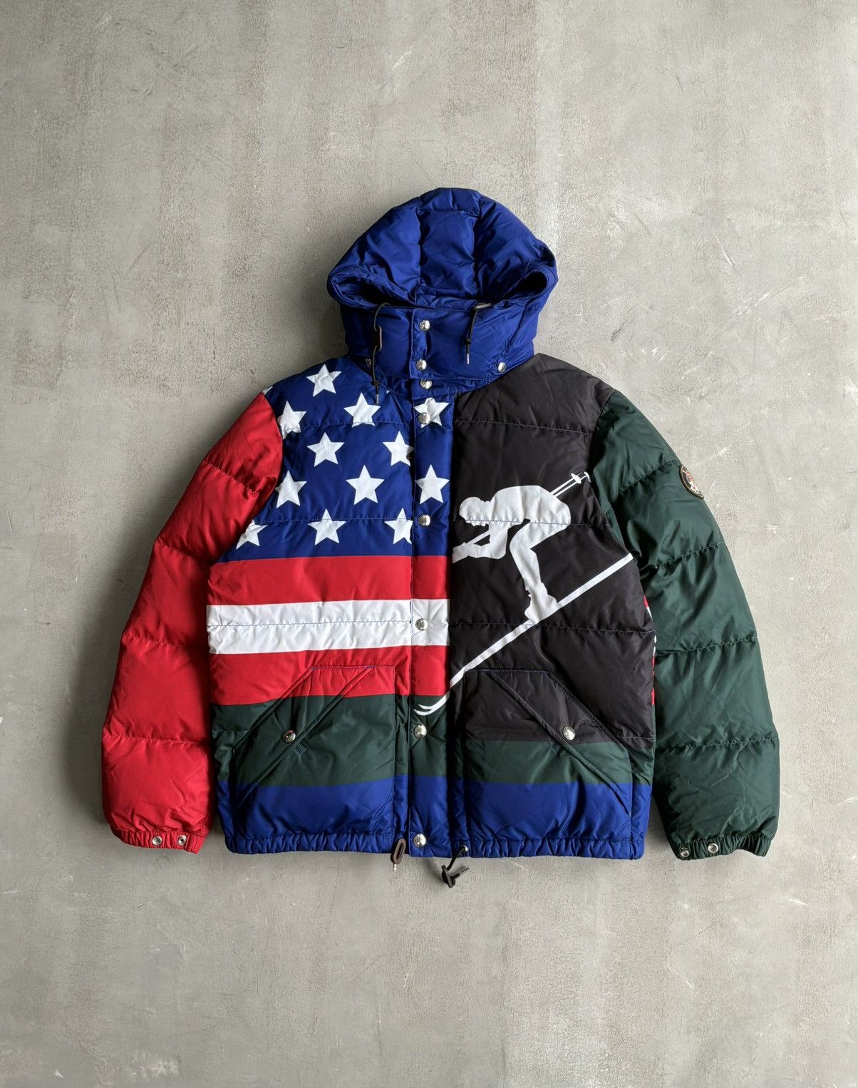Polo Ralph Lauren Vintage RL - USA Ski Puffer Jacket Size US L / EU 52-54 / 3 - 1 Thumbnail