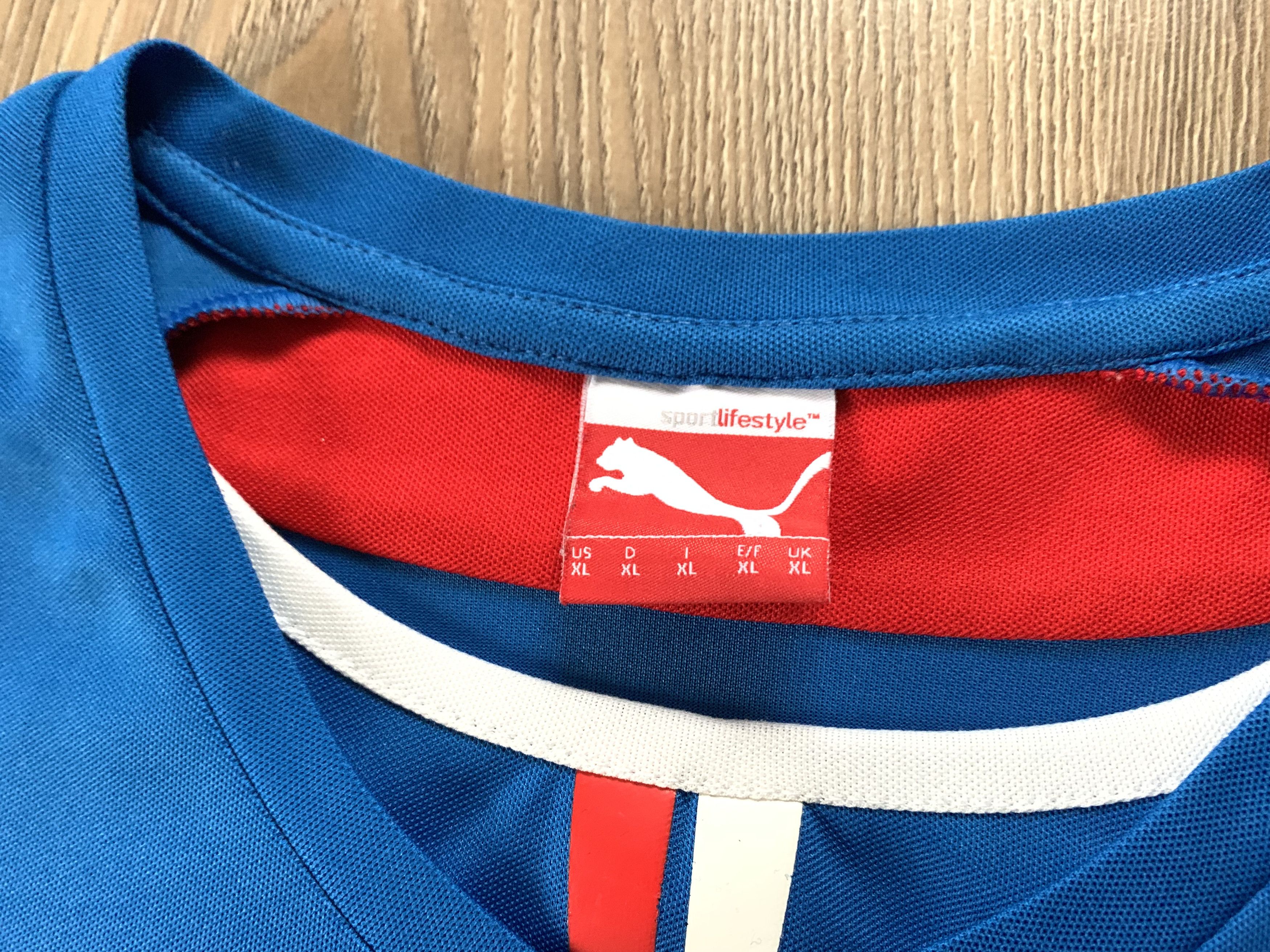 Puma × Vintage Vintage Puma Rangers Home Football Shirt 2013-2014 Size US XL / EU 56 / 4 - 6 Thumbnail
