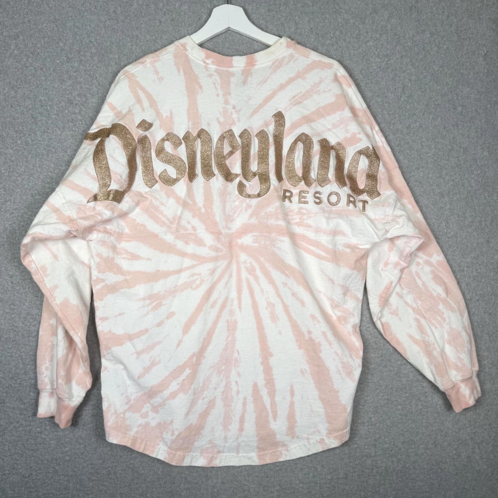 Disney VINTAGE? No. Disney Spirit Jersey Pink Tie Dye Long Sleeve Women Small Shirt Size S / US 4 / IT 40 - 7 Thumbnail