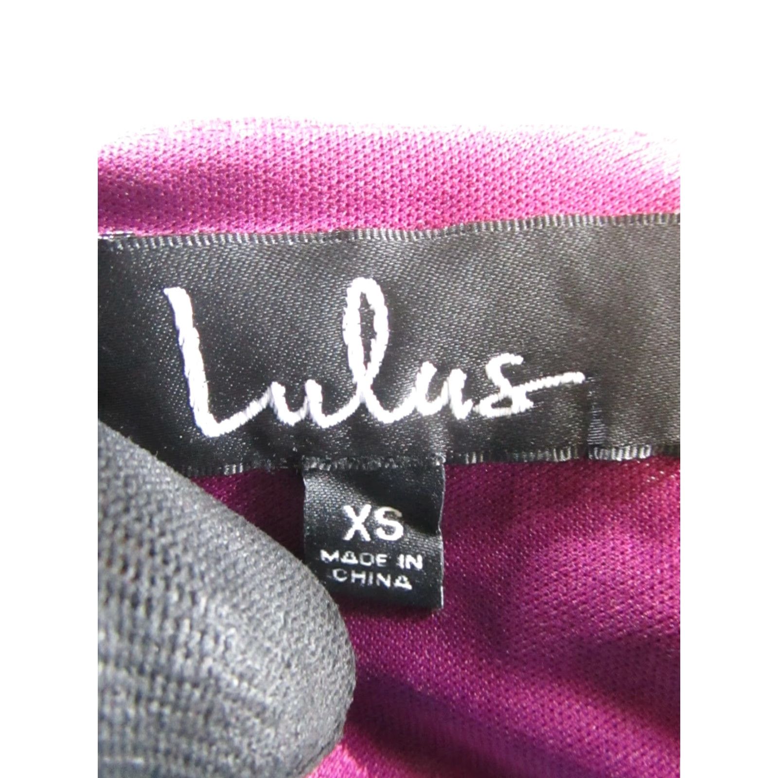 Lulus VINTAGE Lulus Dress Womens XS Purple Floral Lace Blouson Sleeveless V-Neck Short Party Cocktail Wedding Size XS / US 0-2 / IT 36-38 - 3 Thumbnail