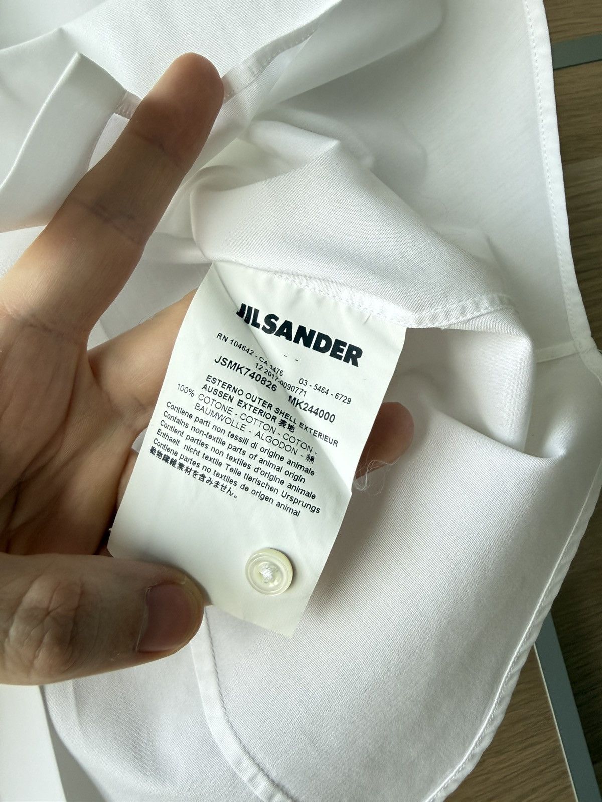 Jil Sander Jil Sander Cotton Popplin Shirt Size US M / EU 48-50 / 2 - 3 Thumbnail