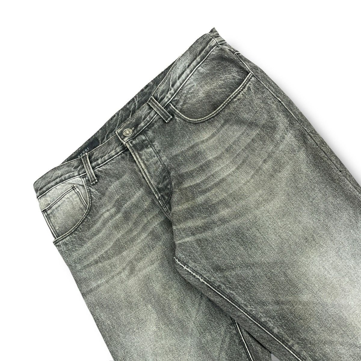 Gucci VINTAGE Gucci Skinny Tapered Denim Jeans Size 36" / US 14 / IT 50 - 2 Thumbnail