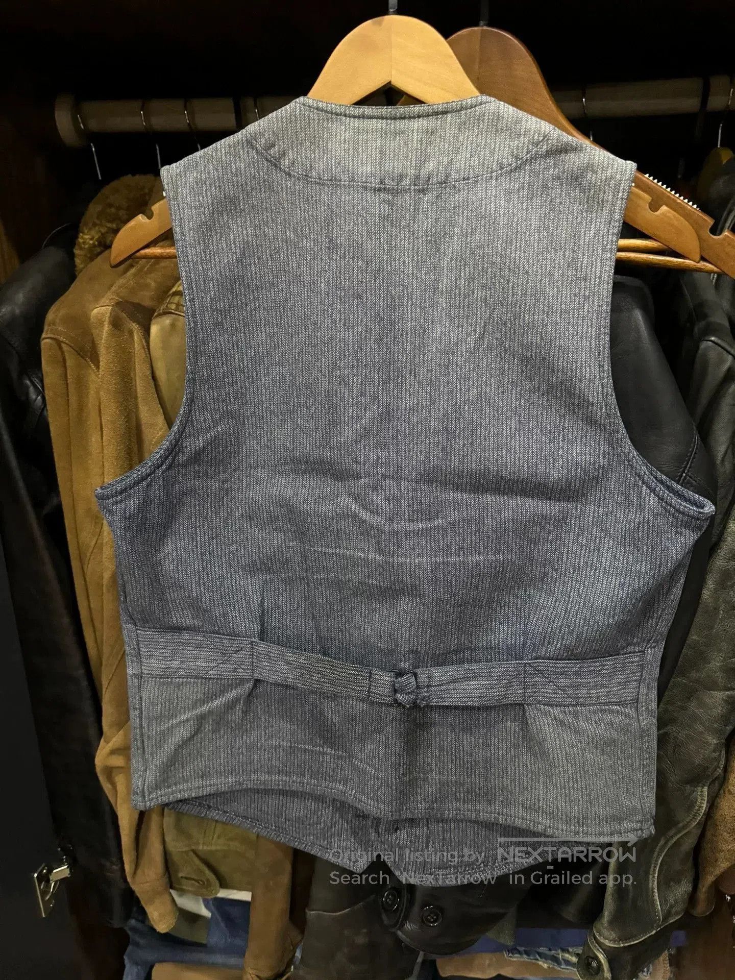 RRL Ralph Lauren stylish thick gray vest for men. Size US S / EU 44-46 / 1 - 4 Thumbnail