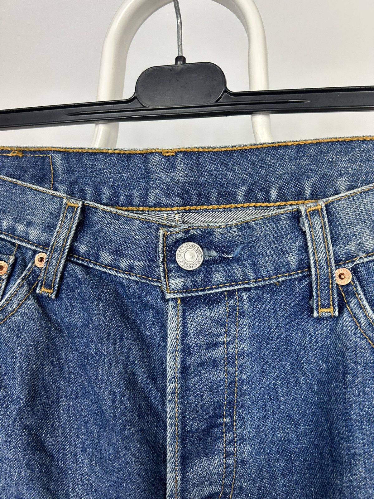 Levi's × Levi's Vintage Clothing × Vintage Vintage levis 523 jeans distressed denim faded blue Size US 32 / EU 48 - 11 Thumbnail
