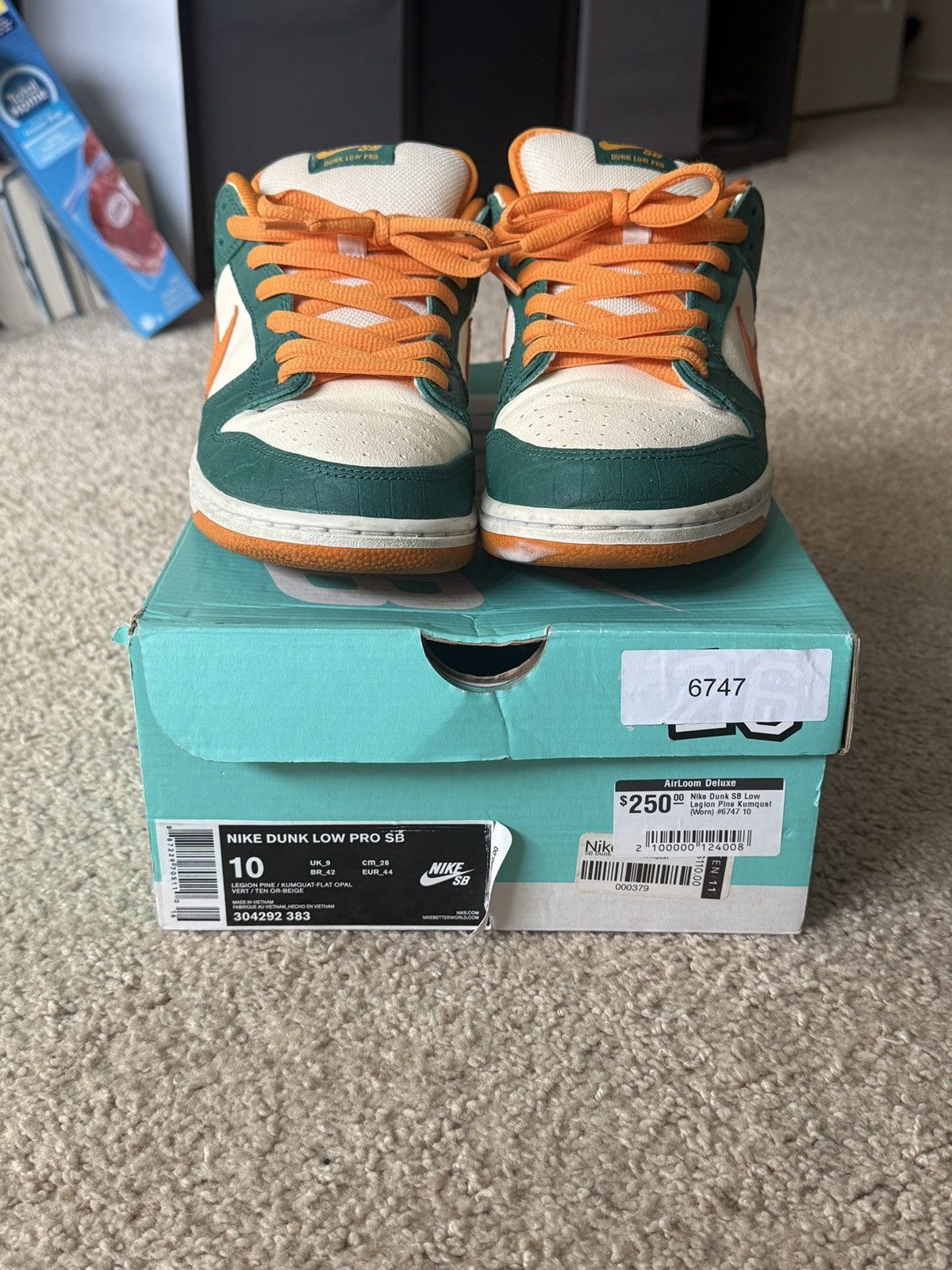 Nike SB NIKE SB Legion Pine Kumquat Size US 10 / EU 43 - 4 Thumbnail