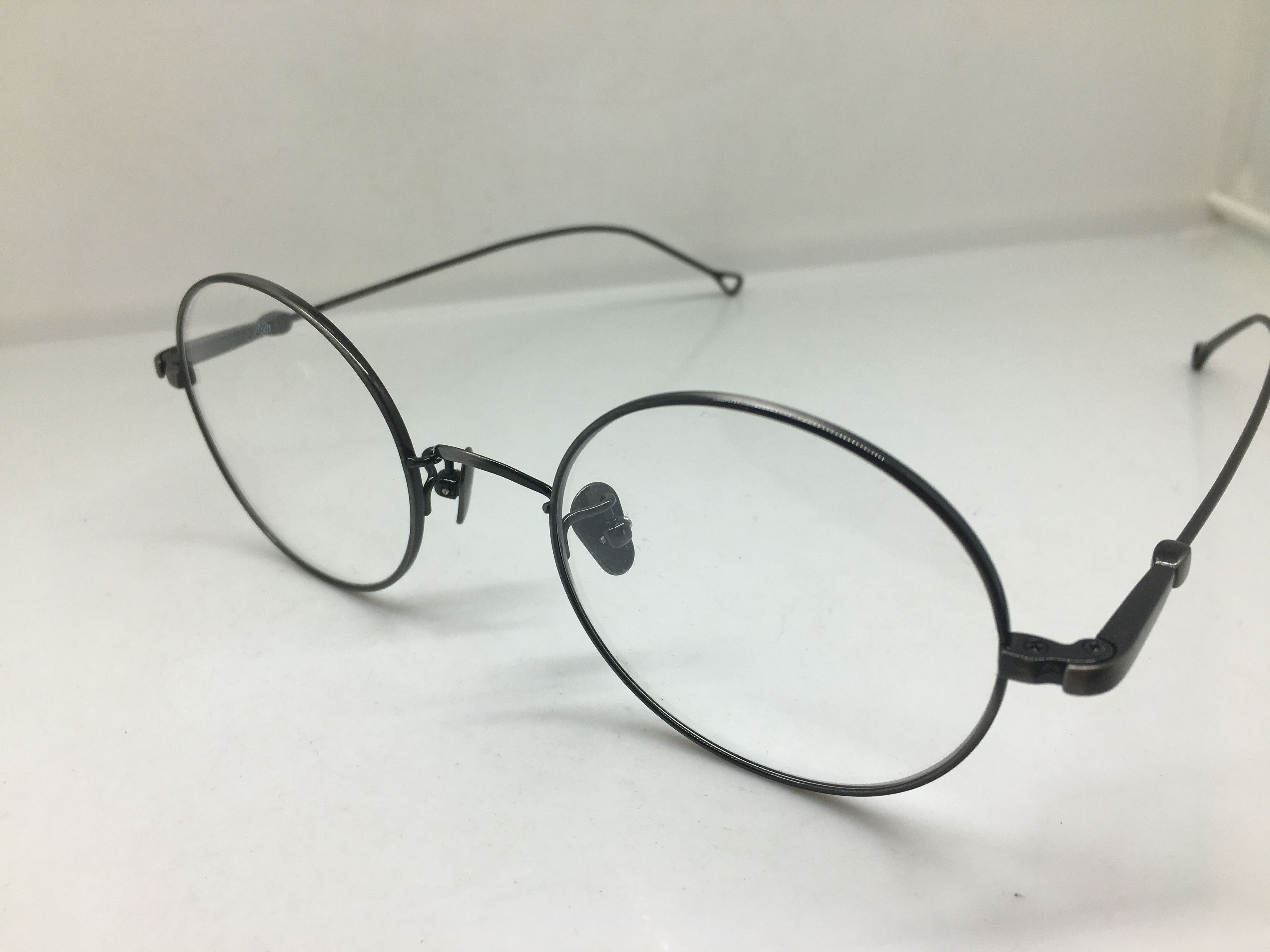 Other Grey Silver Titanium Round Eyeglasses Frame Ivy League Size ONE SIZE - 3 Thumbnail