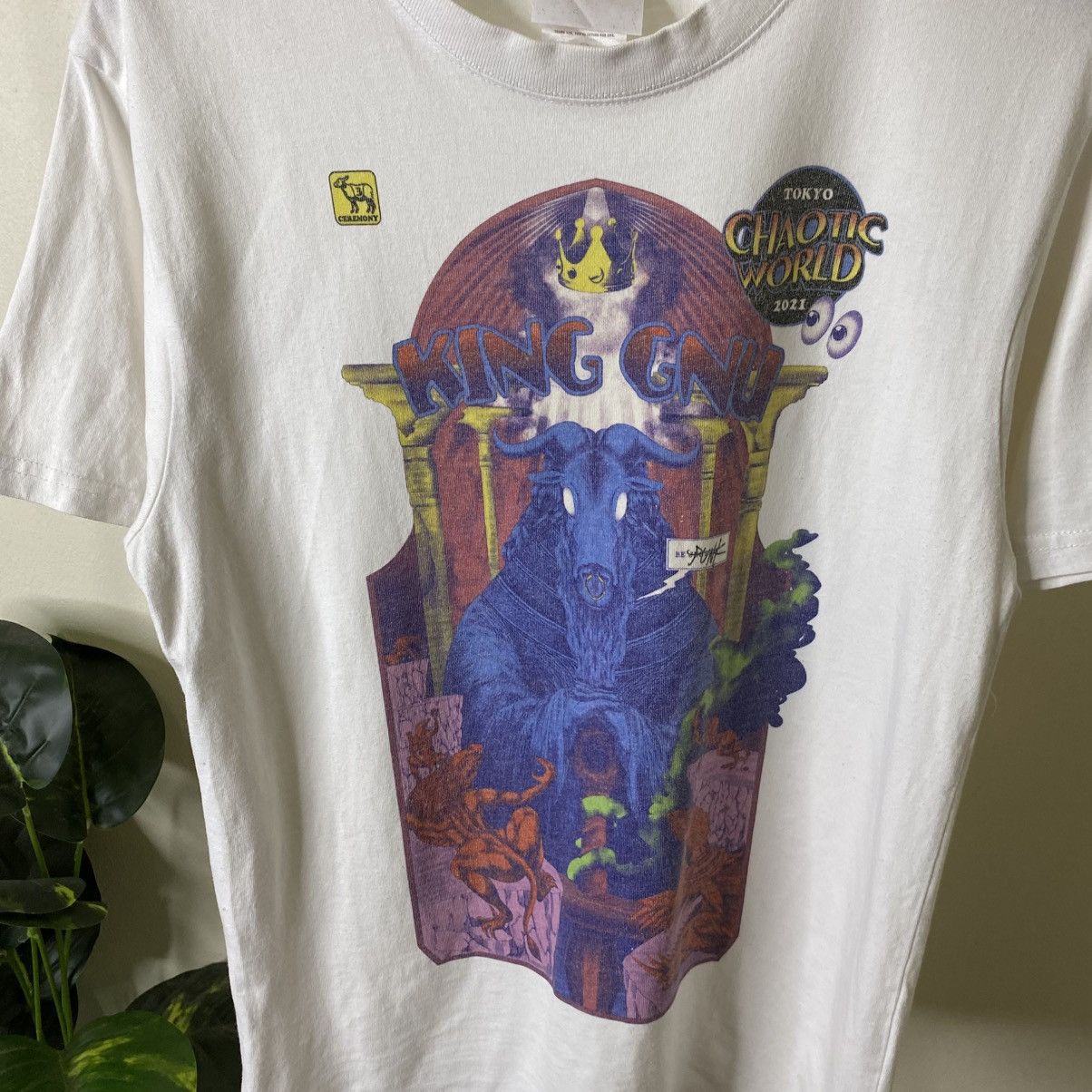 Band Tees Japanese Punk Band King GNU Tokyo Chaotic World Concert Tee Size US M / EU 48-50 / 2 - 2 Thumbnail