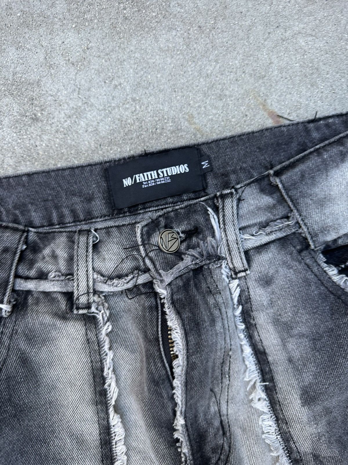 No Faith Studios No faith studios flared pants (black) Size US 30 / EU 46 - 2 Thumbnail