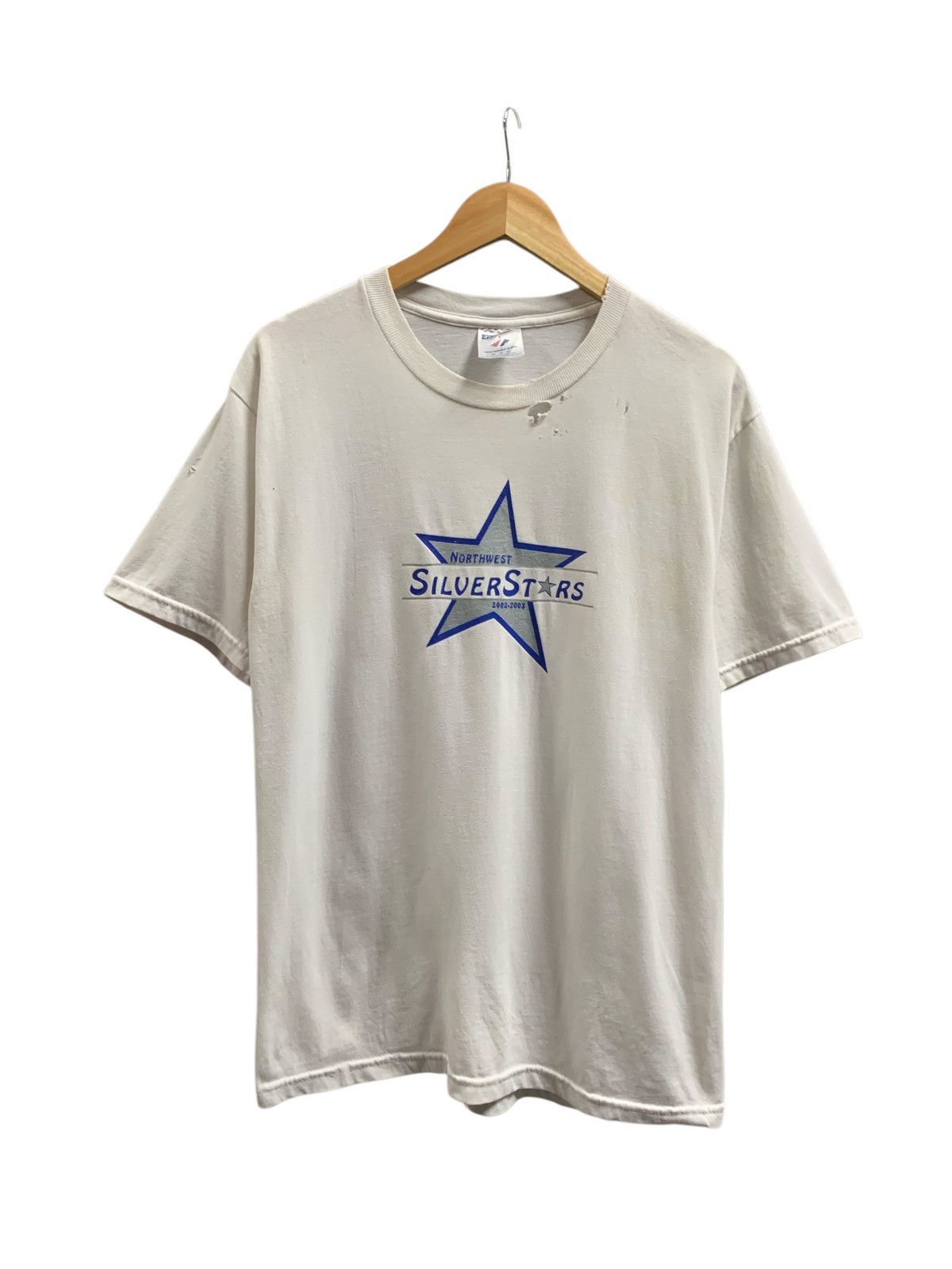 Jerzees × Vintage Vintage Northwest Silver Stars Tee Size US M / EU 48-50 / 2 - 1 Thumbnail